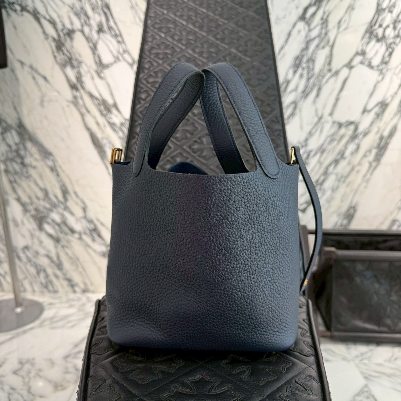 HERMES Picotin Lock PM "BLUE NUIT" K刻印 エルメス ピコタン ロック PM "ブルーニュイ" K刻印