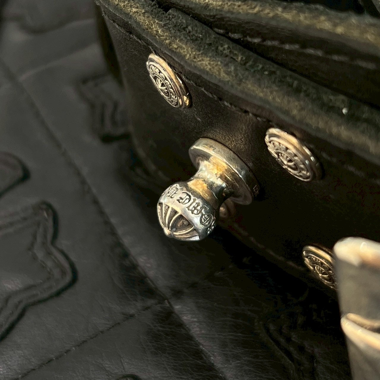 CHROME HEARTS Large Strap Star Buckle Belt Size 34 クロムハーツ ラージストラップ スターバックル ベルト サイズ34