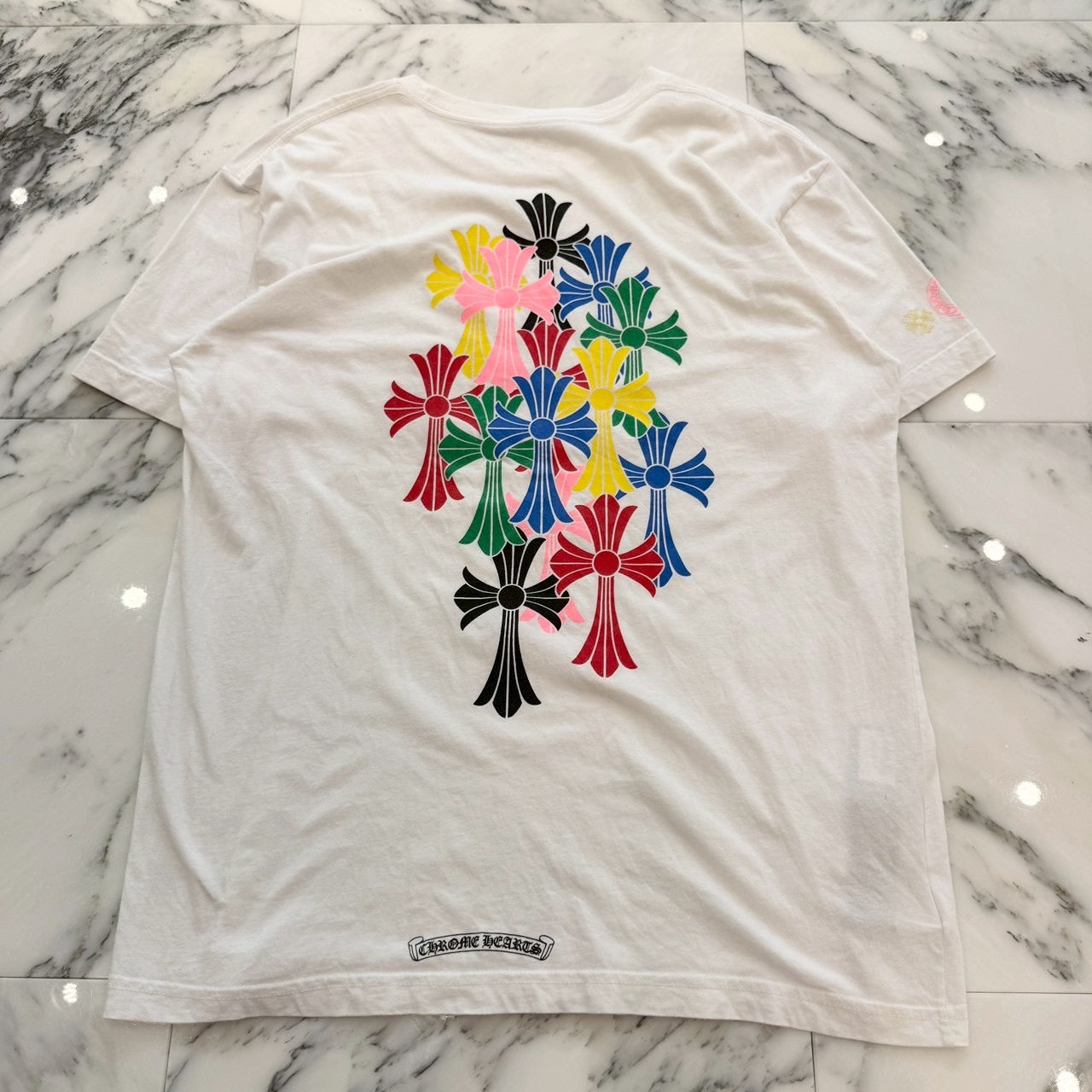 CHROME HEARTS 2021SS MLTCOL CEM CRS Tee Size XL クロムハーツ マルチカラー セメタリークロス Tシャツ サイズXL