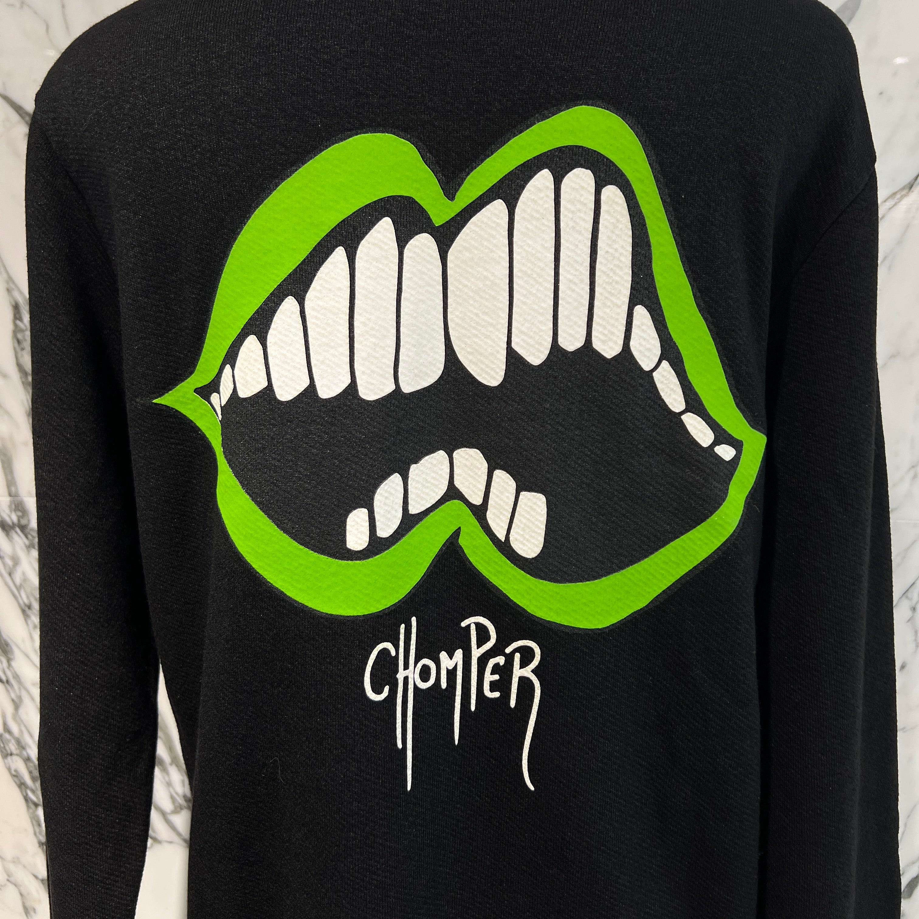 CHROME HEARTS × MATTY BOY GREEN CHOMPER Zip Up Hoodie Size M クロムハーツ × マッティボーイ グリーンチョンパー ジップアップフーディ サイズM