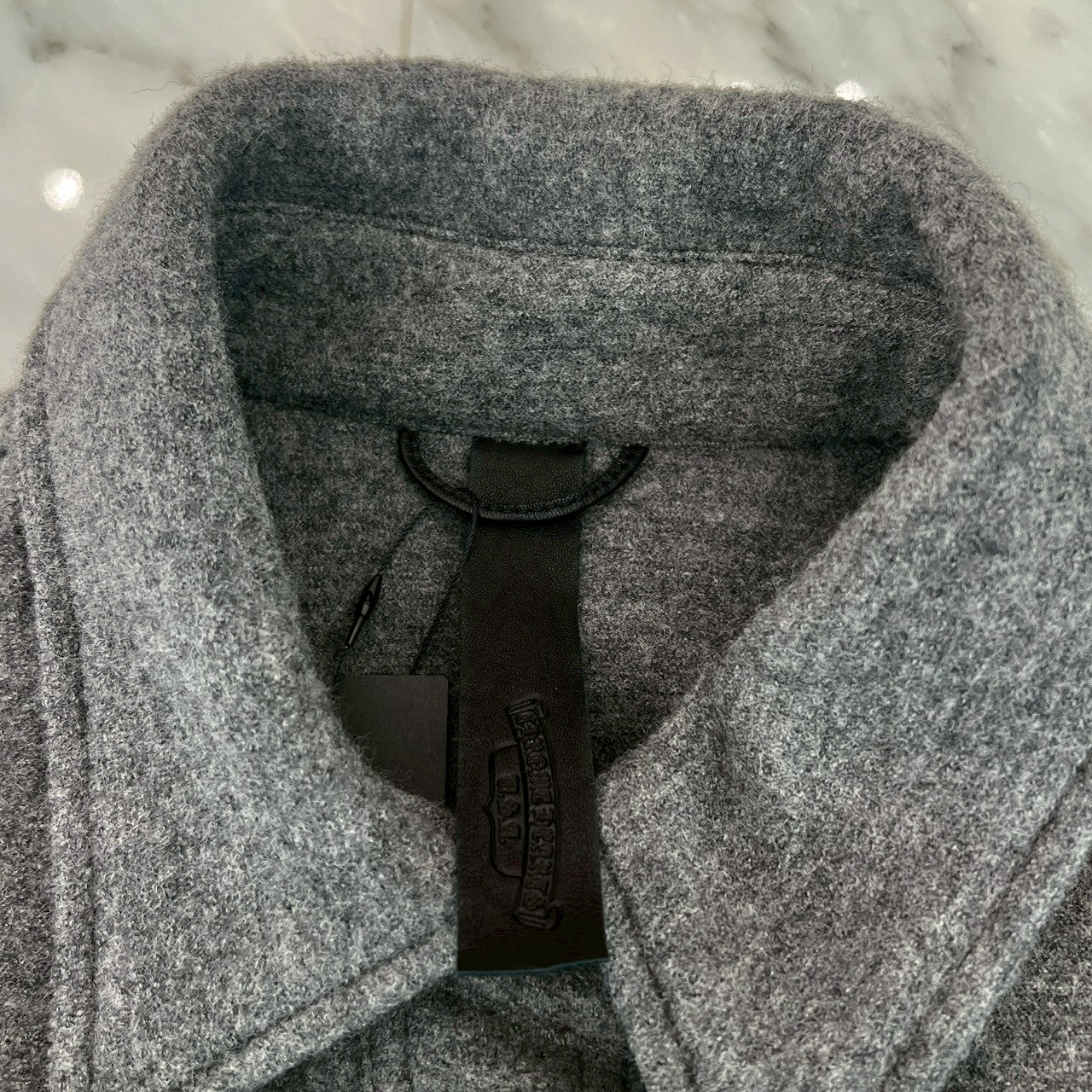 CHROME HEARTS Y NOT Cross Ball Wool Jacket Size S クロムハーツ ワイノット クロスボール ウールジャケット サイズS