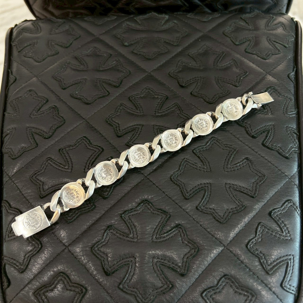 CHROME HEARTS Cross Link Bracelet 6 LINK クロムハーツ クロスリンク