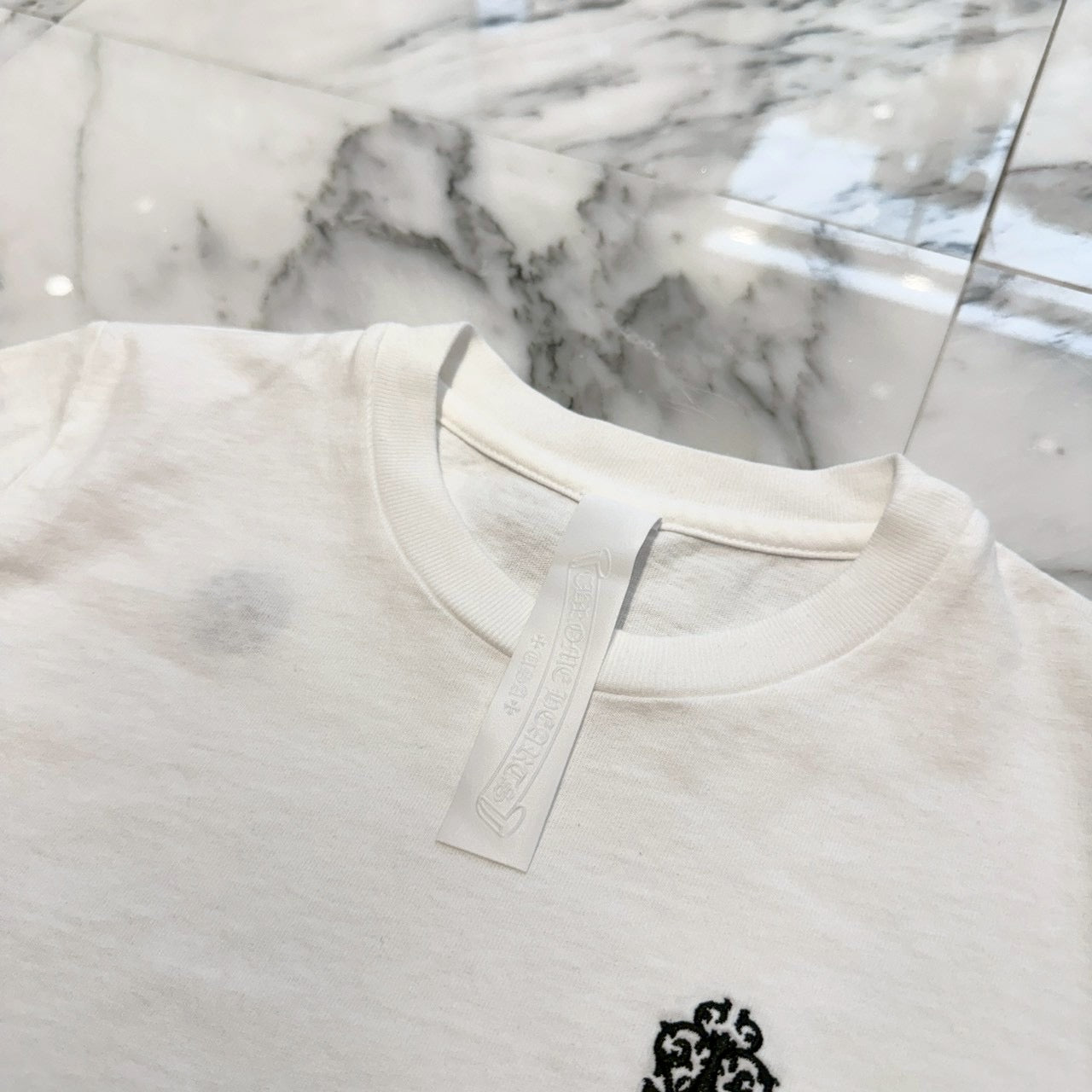 CHROME HEARTS Y NOT Vine Dagger CH Plus Embroidery Tee Size S