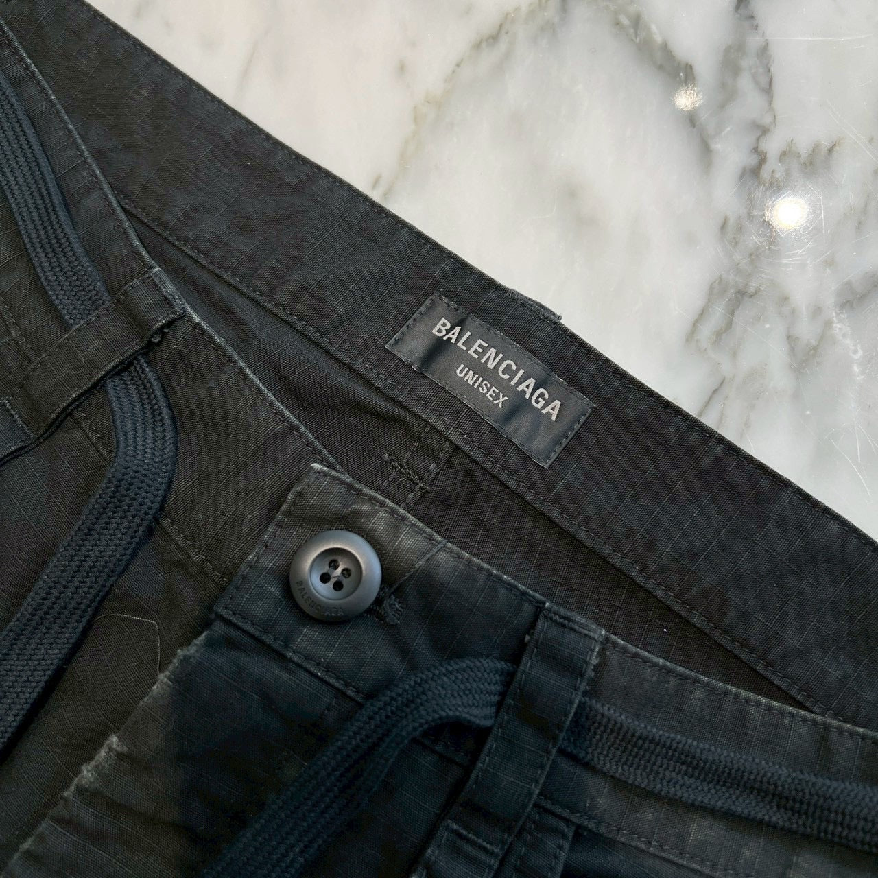 BALENCIAGA 2024AW Multi Pocket Cropped Skater Wide Cargo Pants 746491 TKP27 Size XXS バレンシアガ マルチポケット クロップド ワイドカーゴパンツ サイズXXS