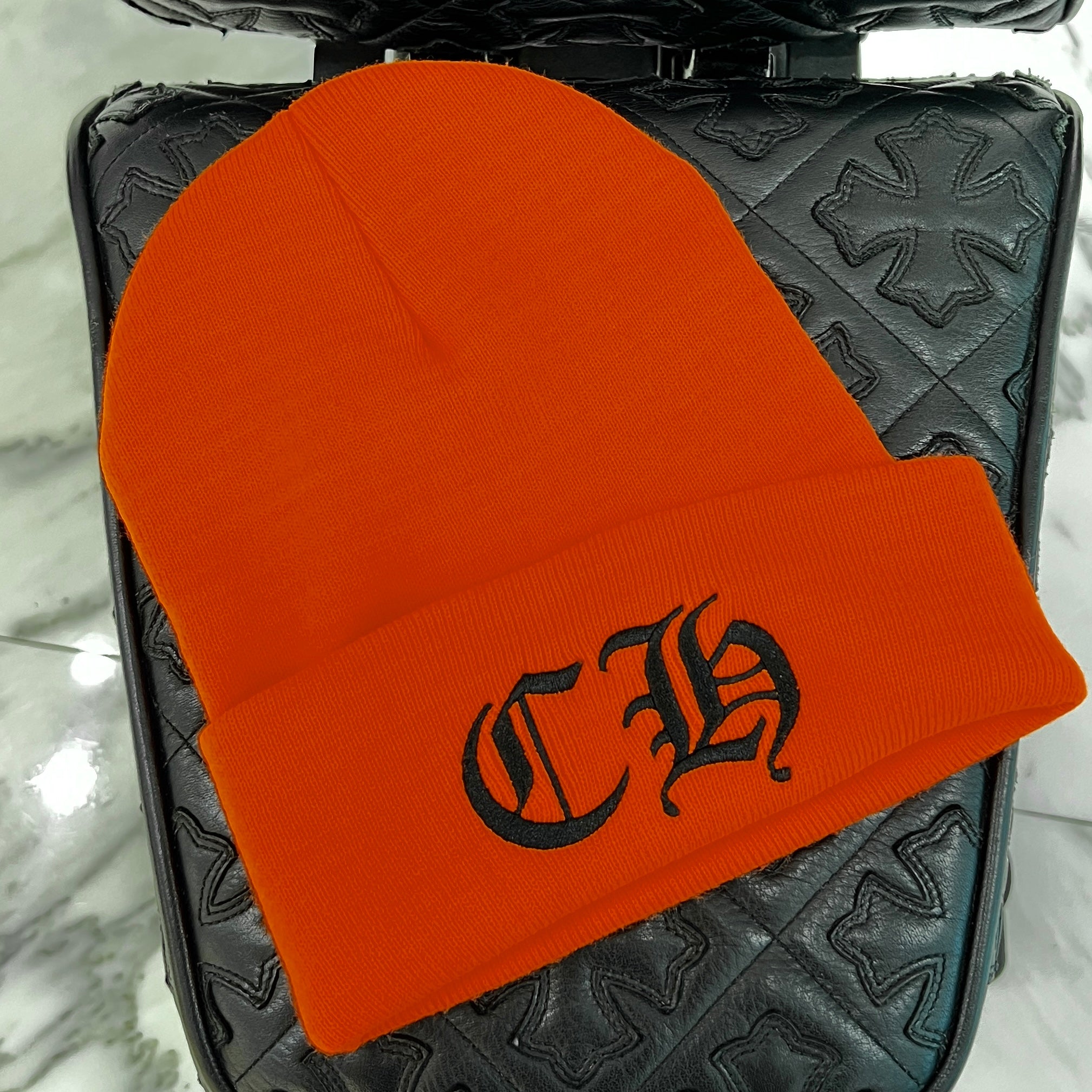 CHROME HEARTS CH Logo Embroidery Beanie Size ONE SIZE (22cm) クロムハーツ CHロゴ刺繍ビーニーサイズONE SIZE (22cm)