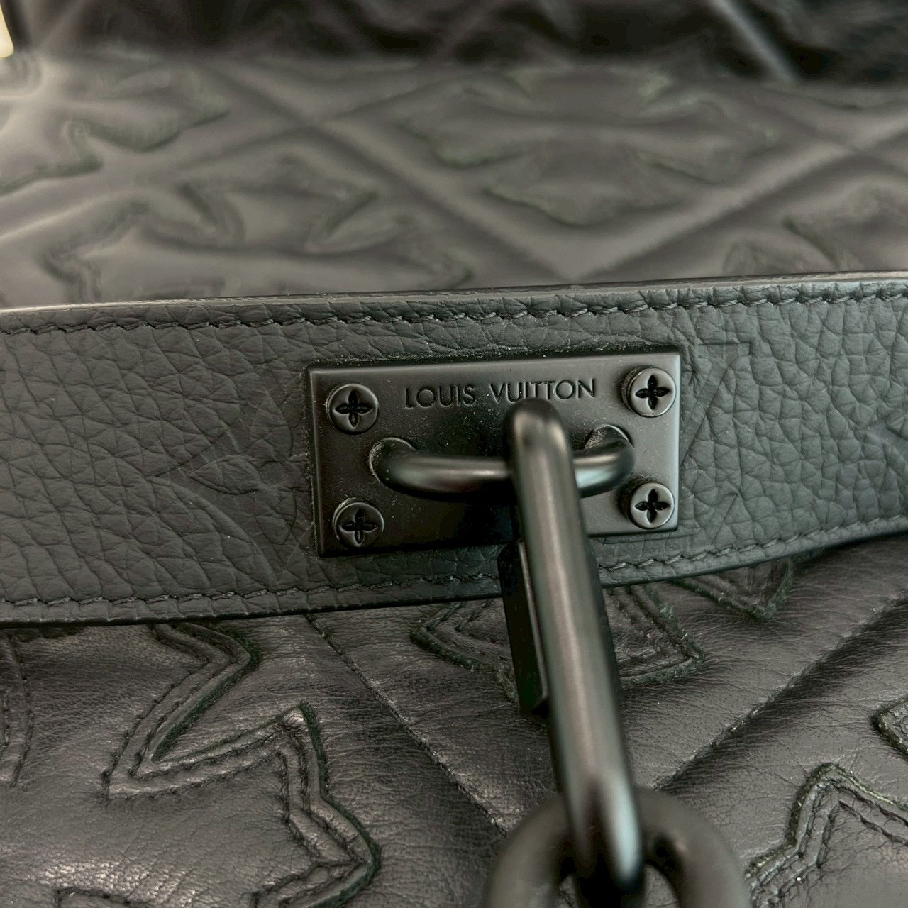 LOUIS VUITTON Sun Tulle Signature Chain Belt MP058 Size 90/36 ルイヴィトン サンチュール シグネチャー チェーンベルト サイズ90/36