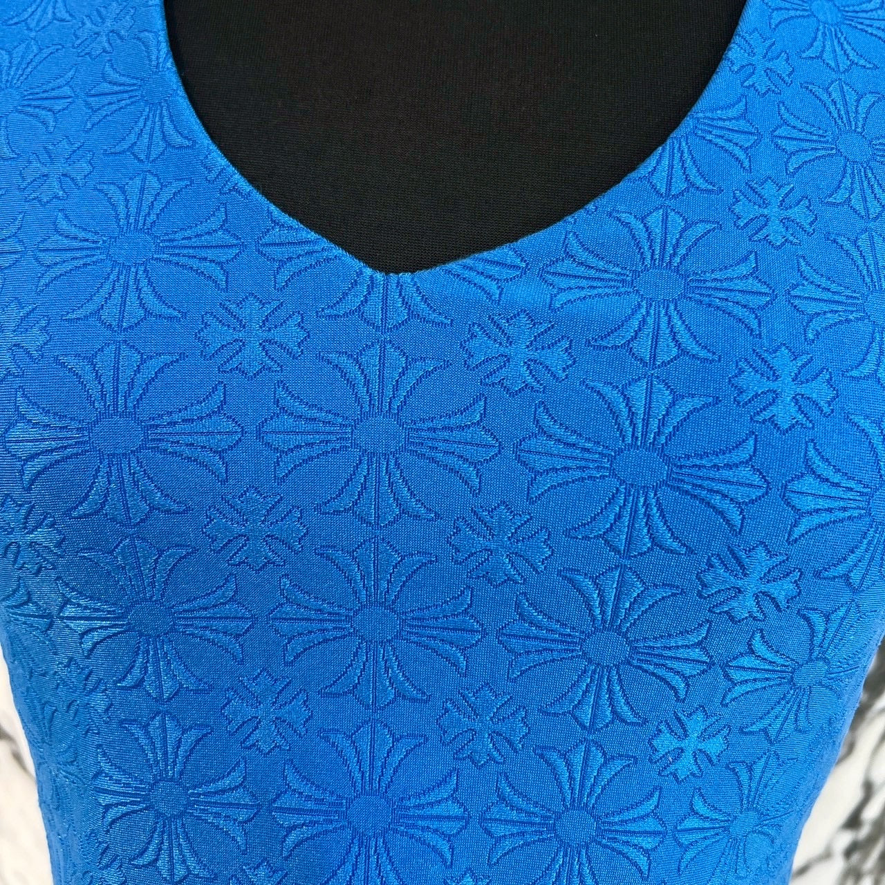 CHROME HEARTS CH Plus Pattern Horseshoe Rubber Print Camisole Size XS クロムハーツ CHプラス柄 ホースシューラバープリント キャミソール サイズXS