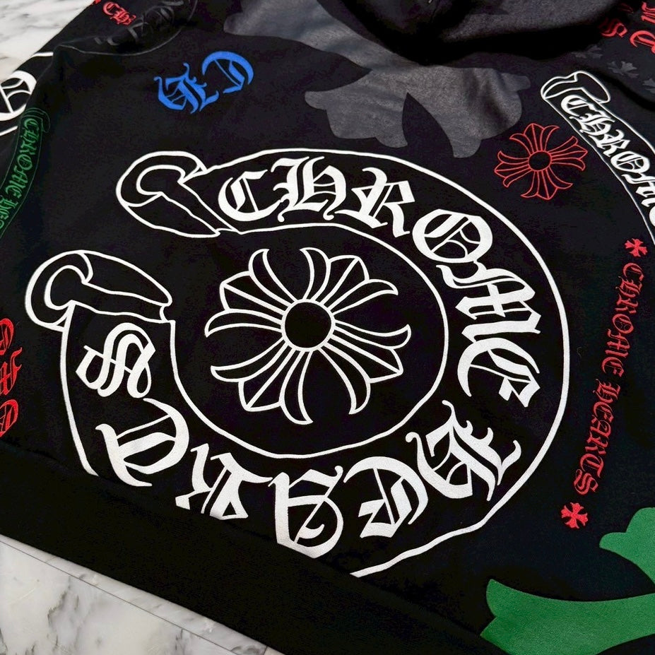 CHROME HEARTS Stencil Pullover Hoodie Size L クロムハーツ ステンシル プルオーバーフーディ サイズL