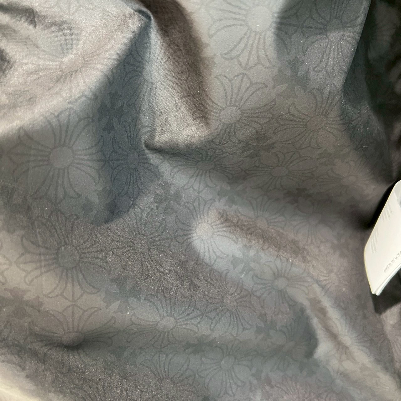 CHROME HEARTS Papa Leather Cross Patch Quilting Vest Size M クロムハーツ パパ レザークロスパッチ ベスト サイズM