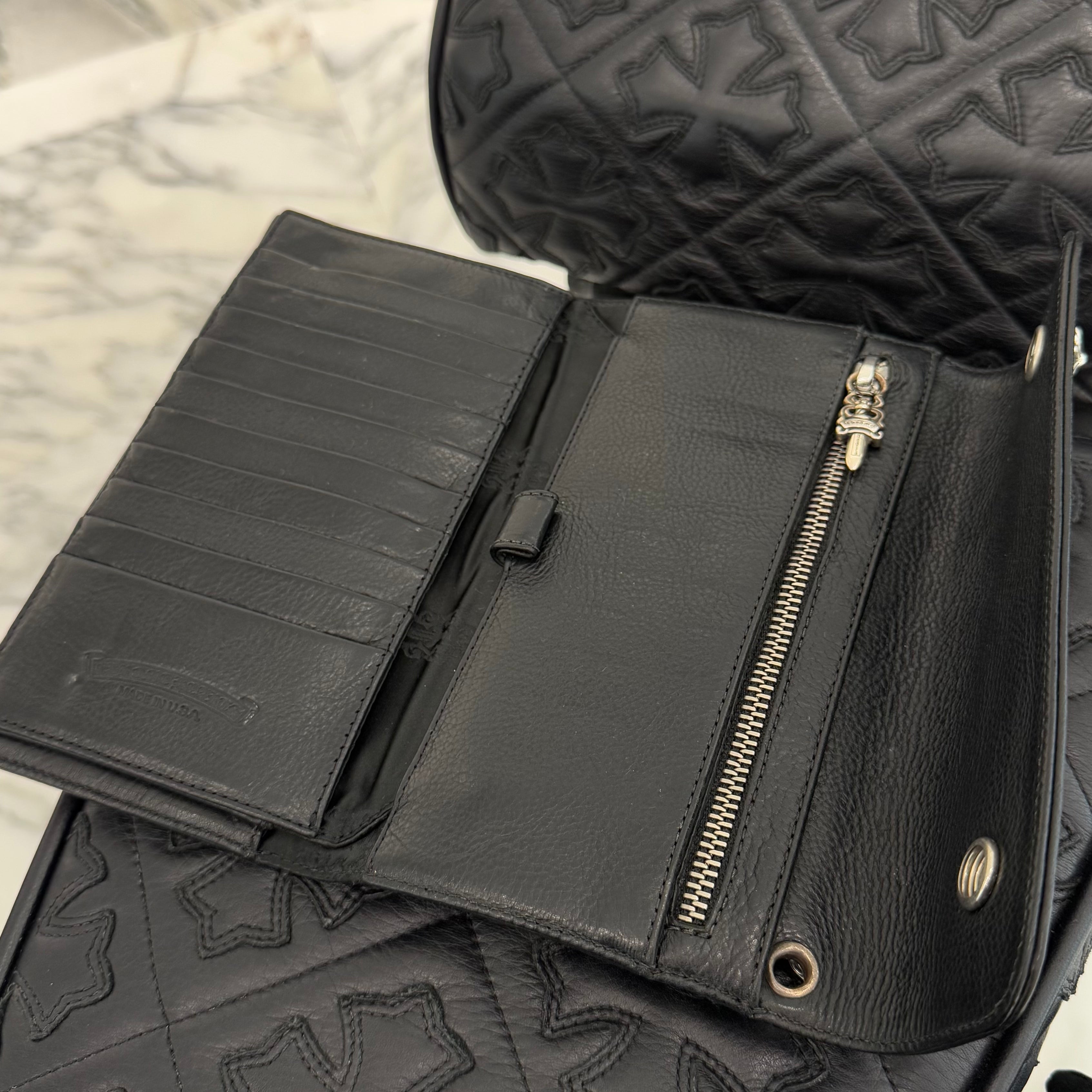 CHROME HEARTS Wave Cross Ball Wallet クロムハーツ ウェーブクロスボール ウォレット