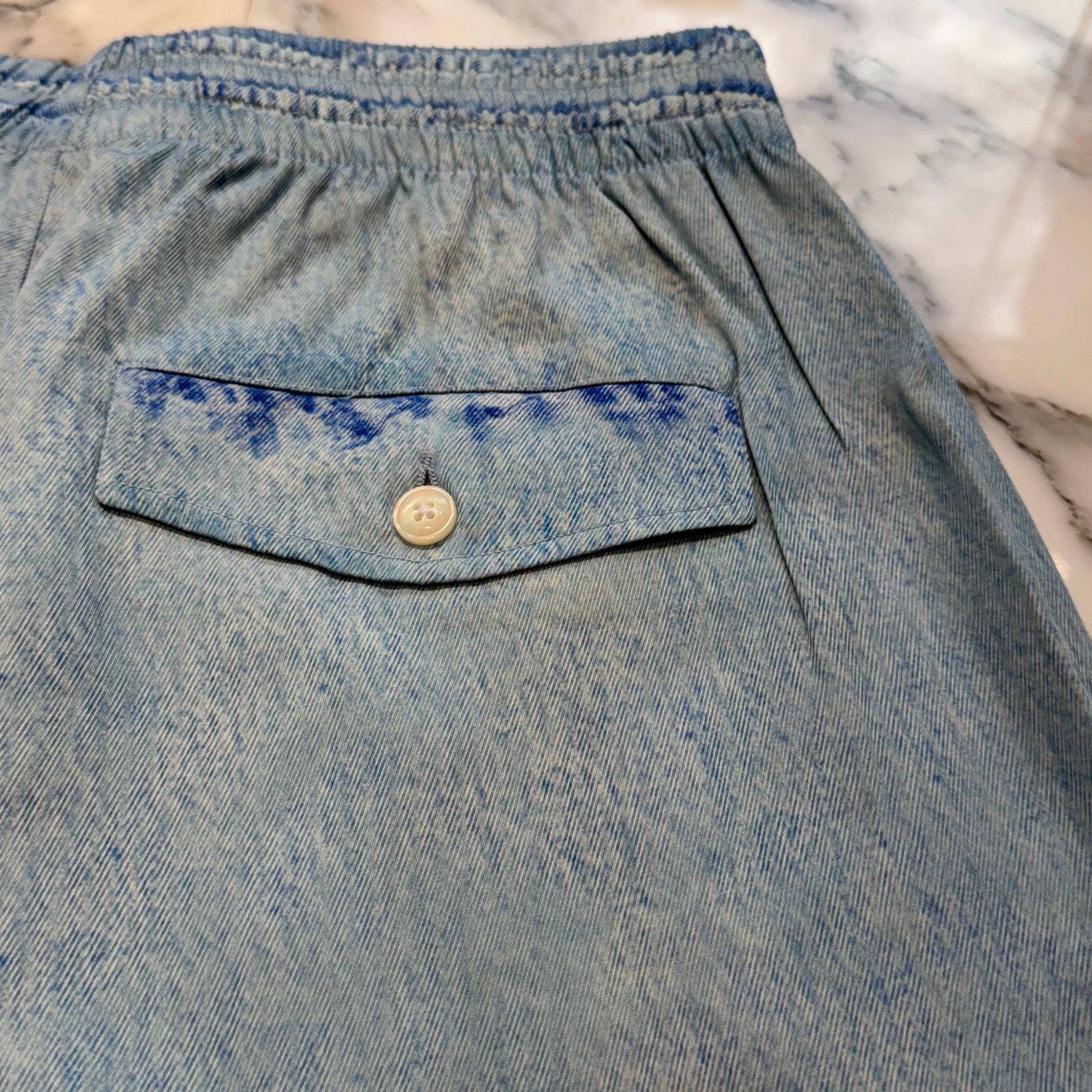 DIESEL Denim Transcription Rayon Half Pants A08542-0DMAH01 Size 46 ディーゼル デニム転写 レーヨン ハーフパンツ サイズ46