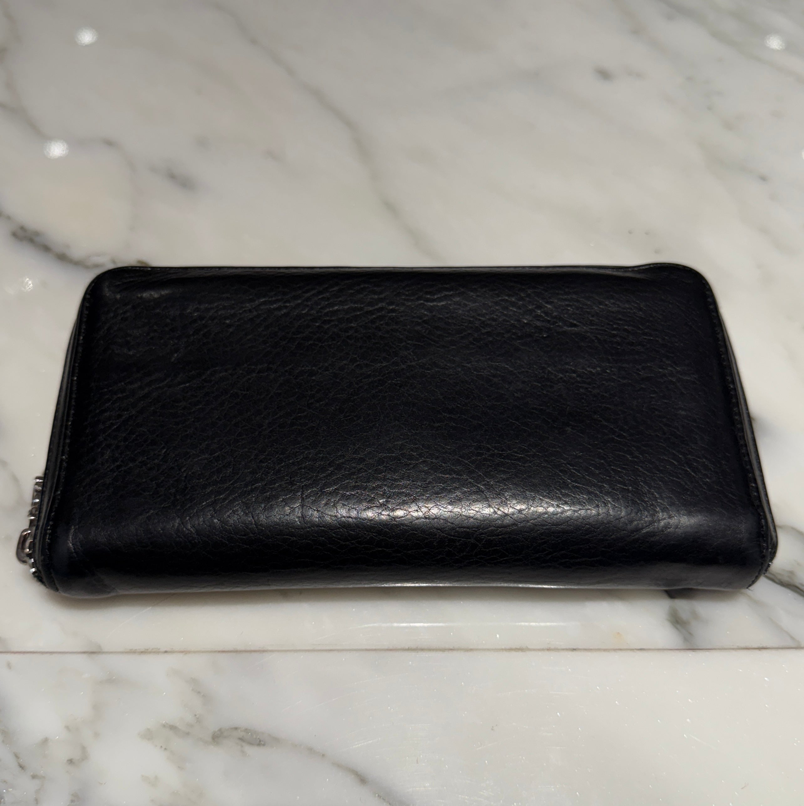 CHROME HEARTS REC F ZIP #2 Leather Wallet クロムハーツ レック F ジップ #2 レザー ウォレット