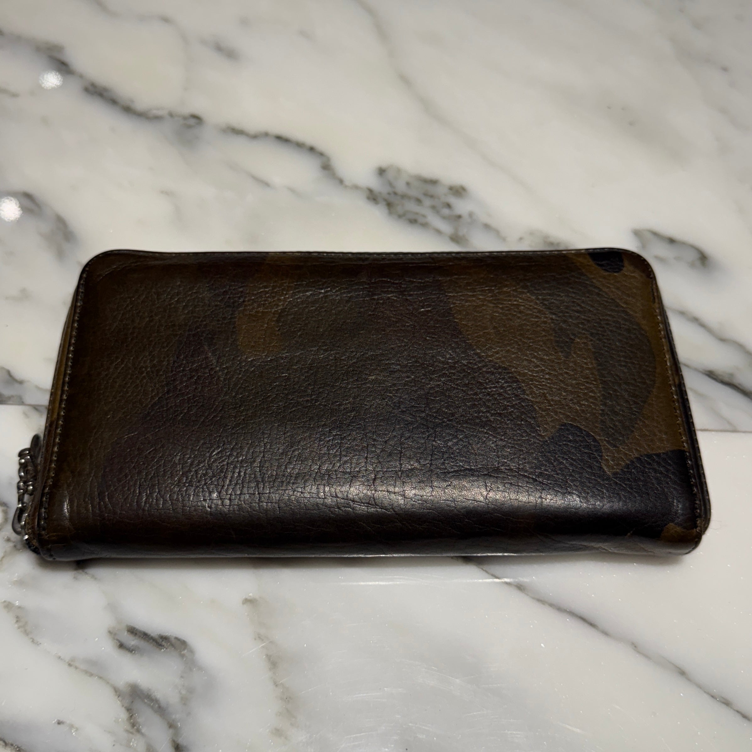 CHROME HEARTS Camo 3 Cemetery Cross Leather Patch REC F ZIP #2 Wallet クロムハーツ カモ 3セメタリークロス レザーパッチ レック F ジップ #2 ウォレット