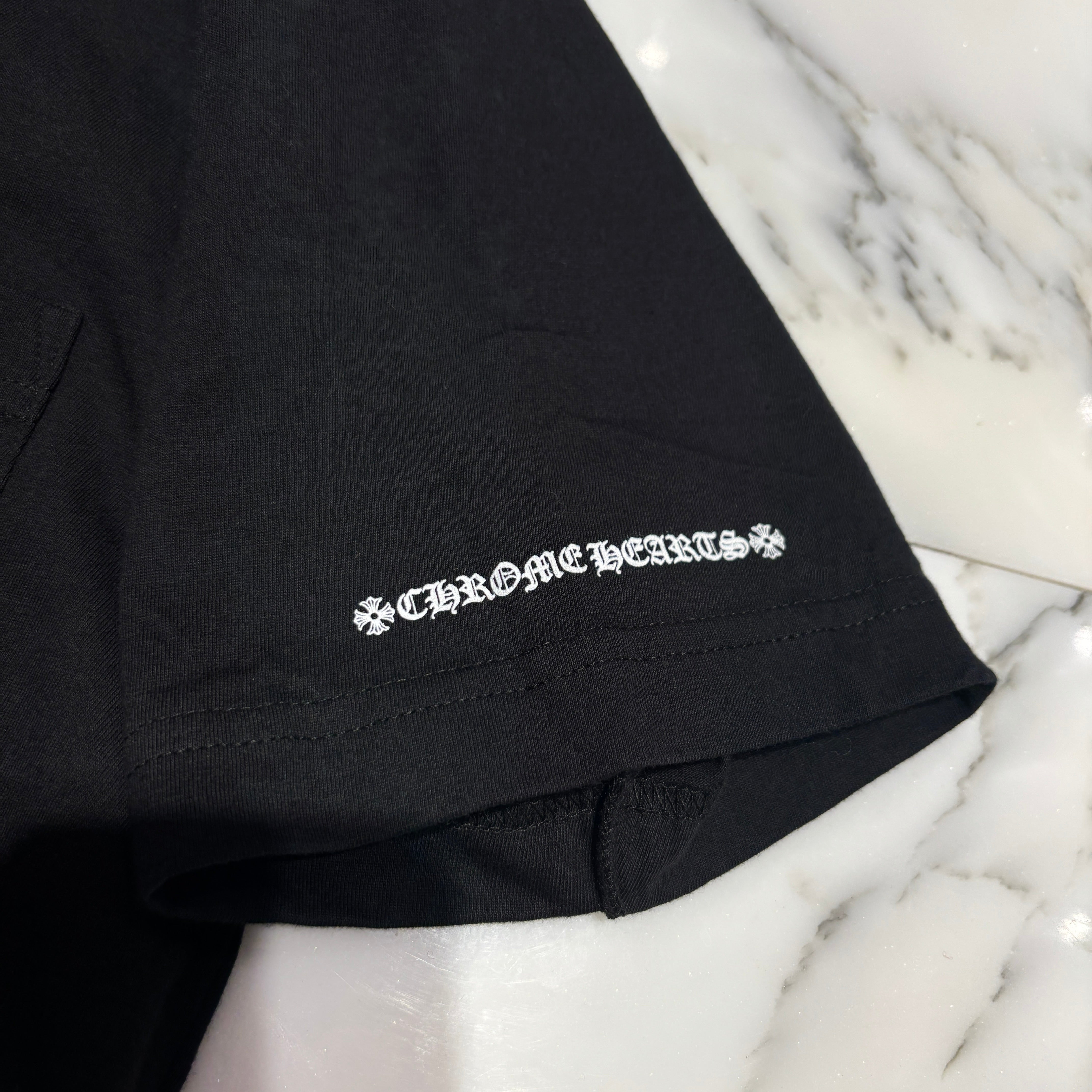 CHROME HEARTS Neck Logo Tee Size M クロムハーツ ネックロゴ Tシャツ サイズM