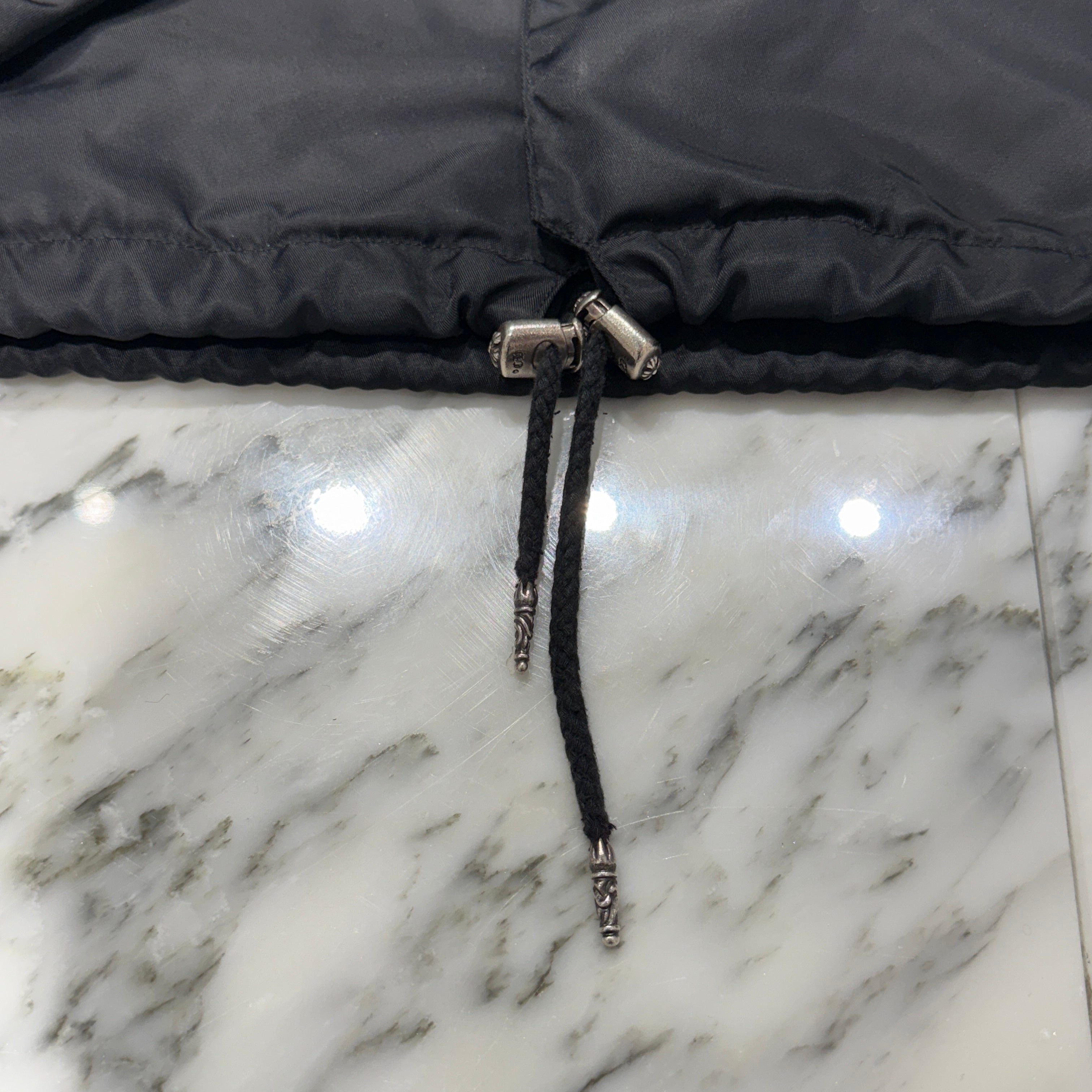 CHROME HEARTS RIGGINS FBRC English Print Nylon Coach Jacket Size M クロムハーツ リギンズ ファブリック イングリッシュ プリント ナイロンコーチジャケット サイズM