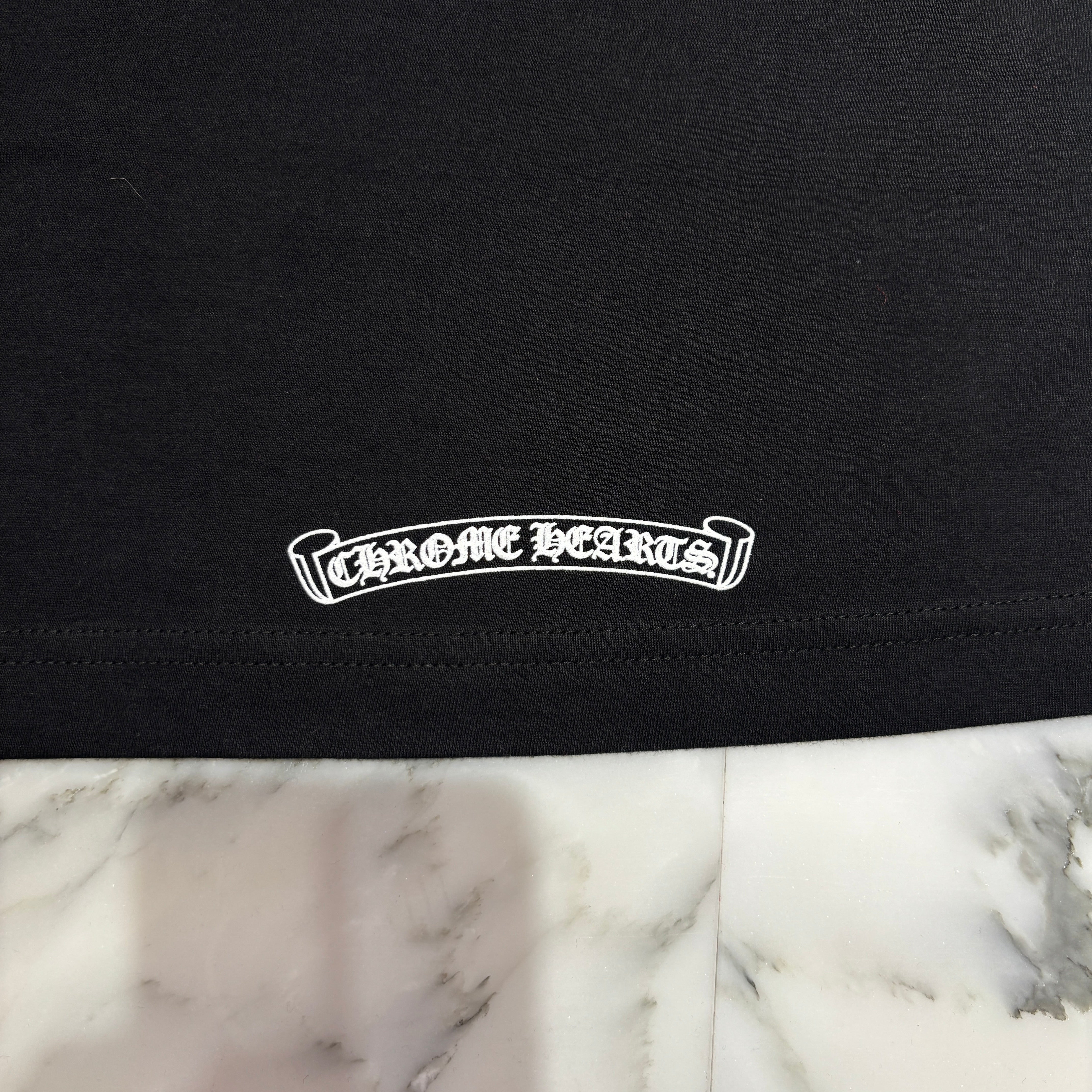 CHROME HEARTS Neck Logo Tee Size M クロムハーツ ネックロゴ Tシャツ サイズM