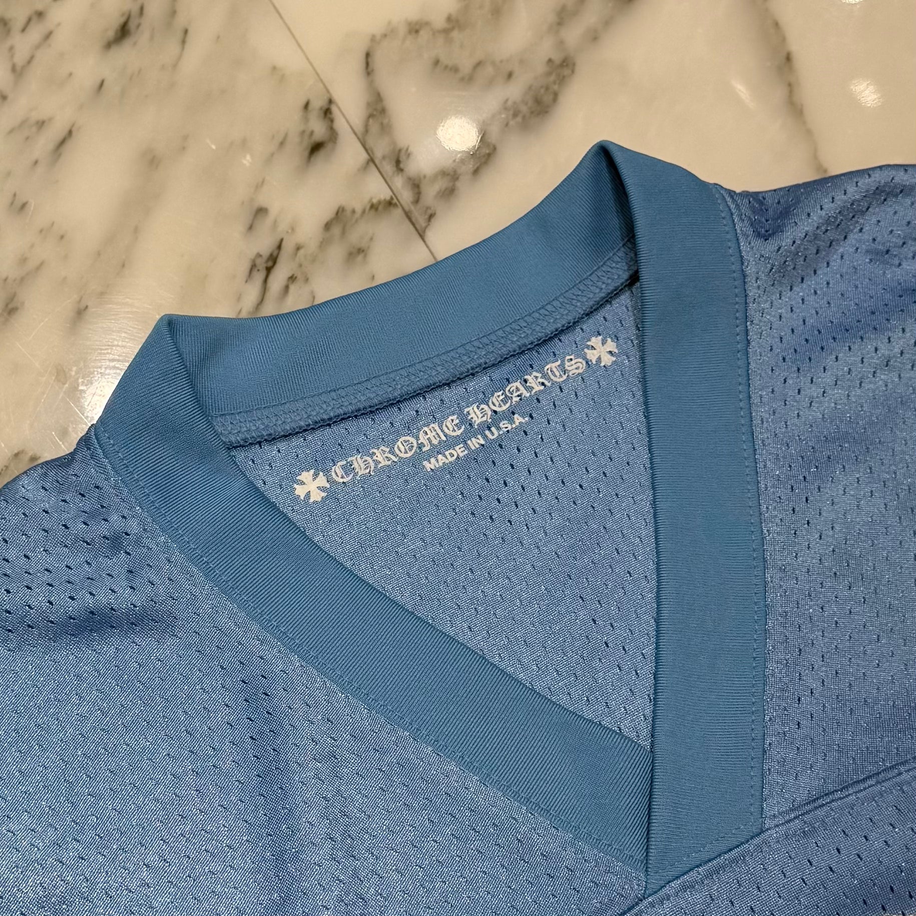 CHROME HEARTS Mesh Warm Up Jersey Size M クロムハーツ メッシュウォームアップ ジャージー サイズM