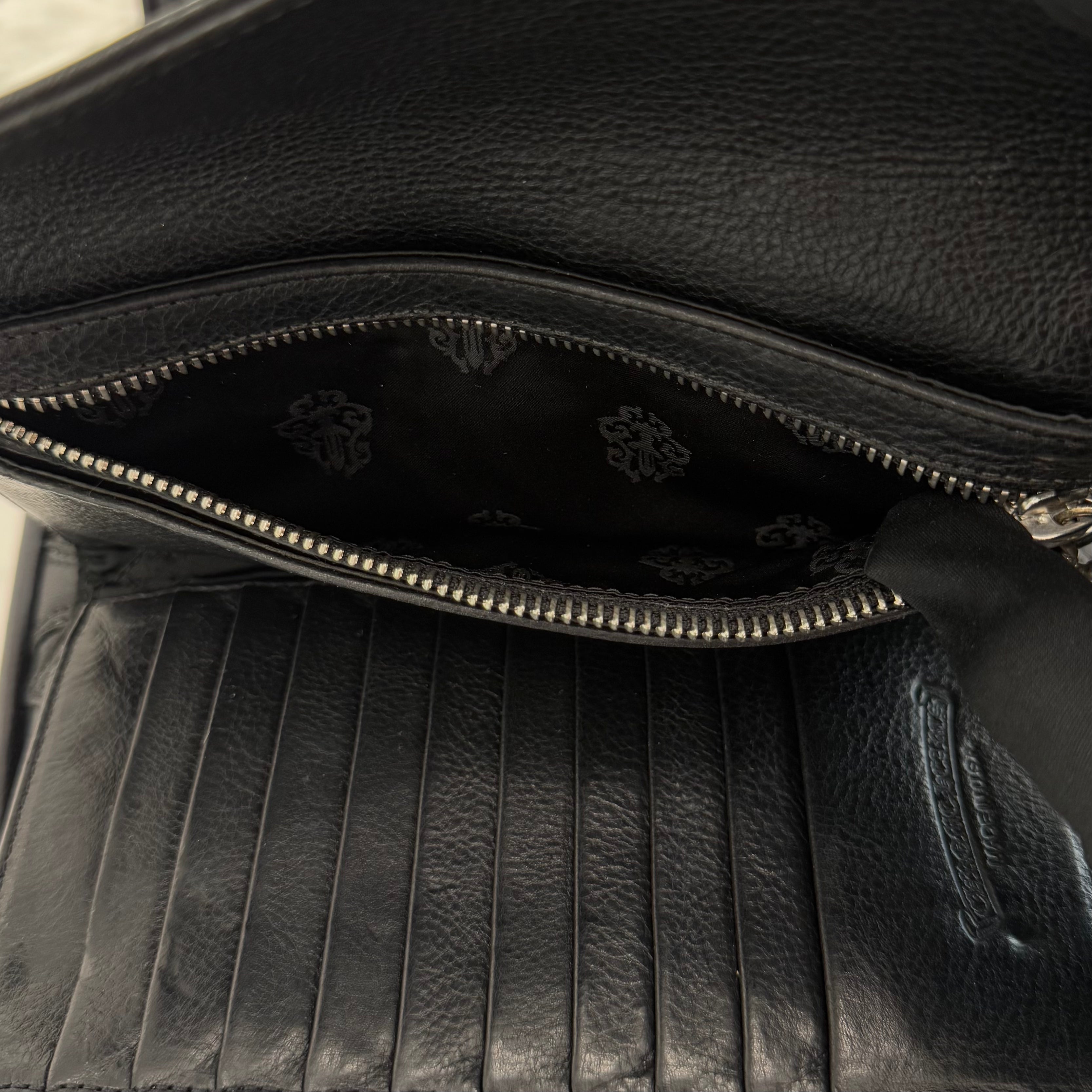 CHROME HEARTS Wave Cross Ball Wallet クロムハーツ ウェーブクロスボール ウォレット