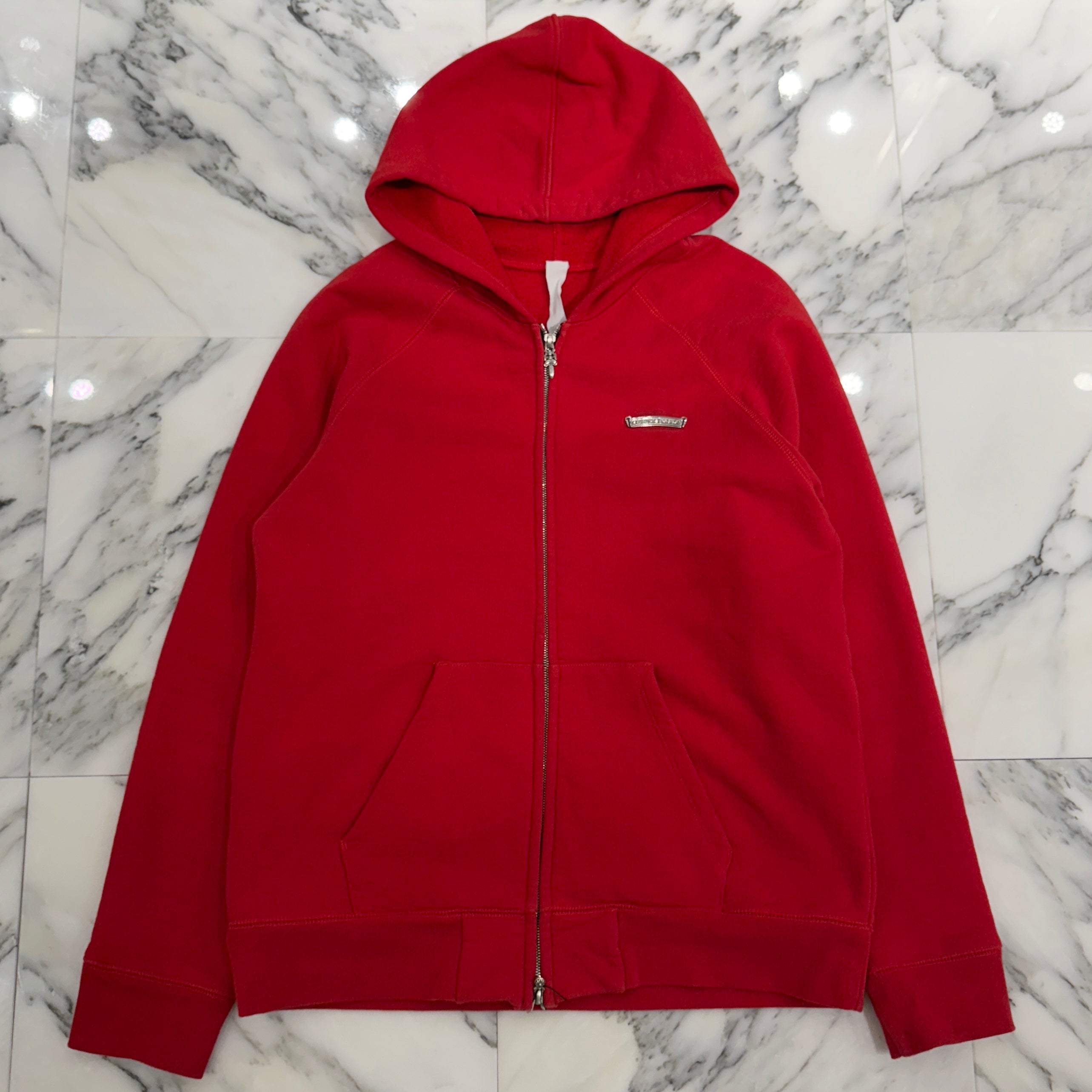 CHROME HEARTS King Taco 3 Cemetery Cross Embroidery Zip Up Hoodie Size L クロムハーツ キングタコ 3セメタリークロス刺繍 ジップアップフーディー サイズL