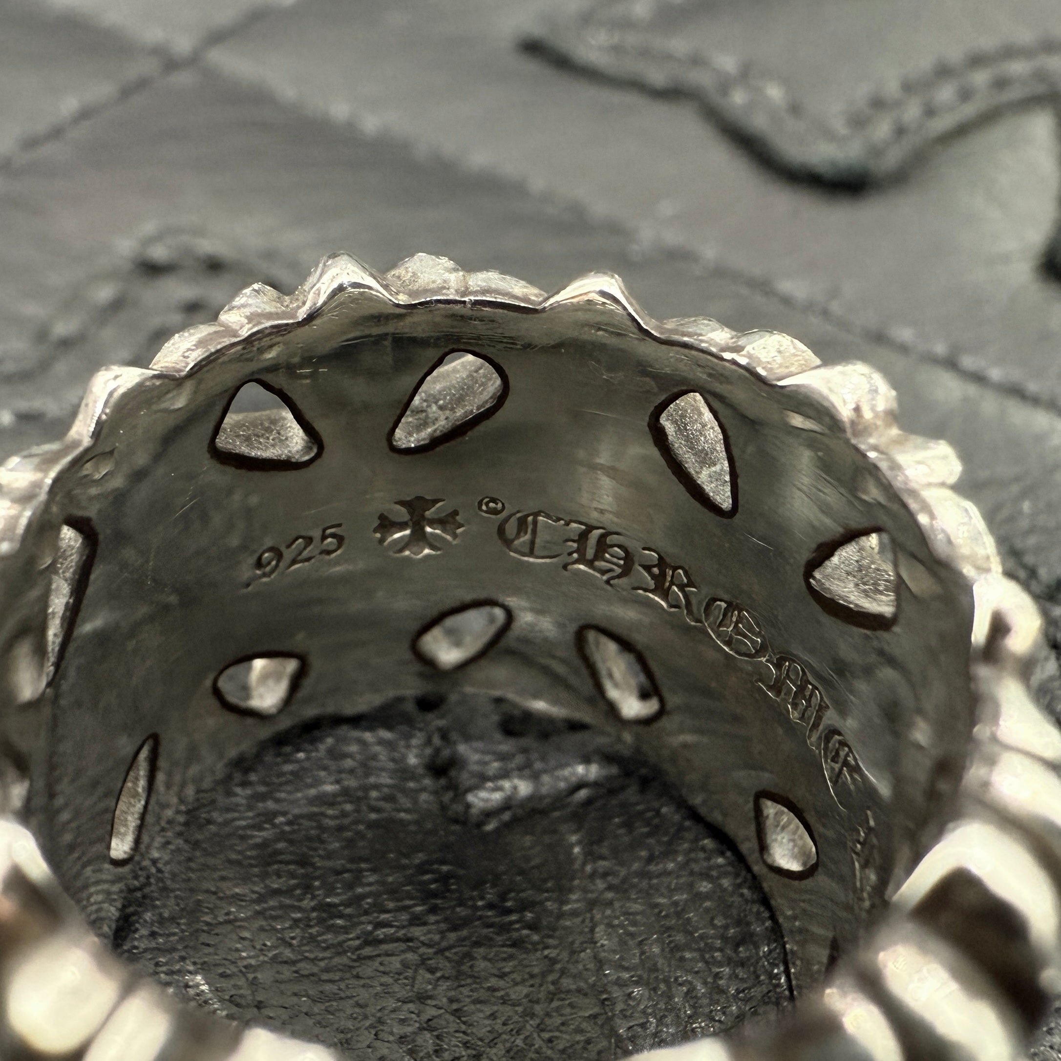 Chrome hearts セメタリークロスリング　21号 CHROME HEARTS(クロムハーツ) セメタリークロススクエアリング 43．3g