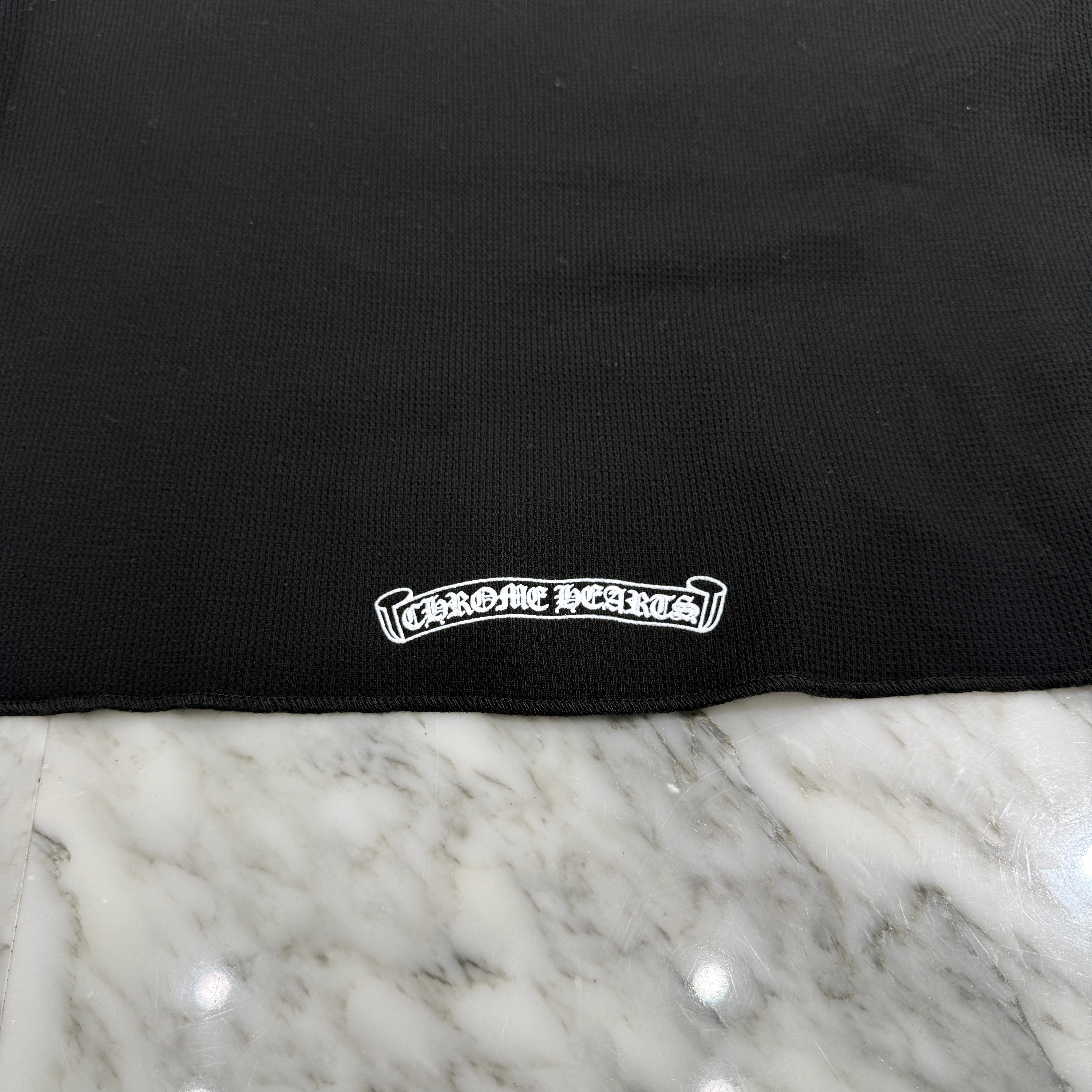 CHROME HEARTS 2025SS Floral Cross Horseshoe Thermal Long Sleeve Tee Size L クロムハーツ フローラルクロス ホースシュー サーマル ロングスリーブ Tシャツ サイズL