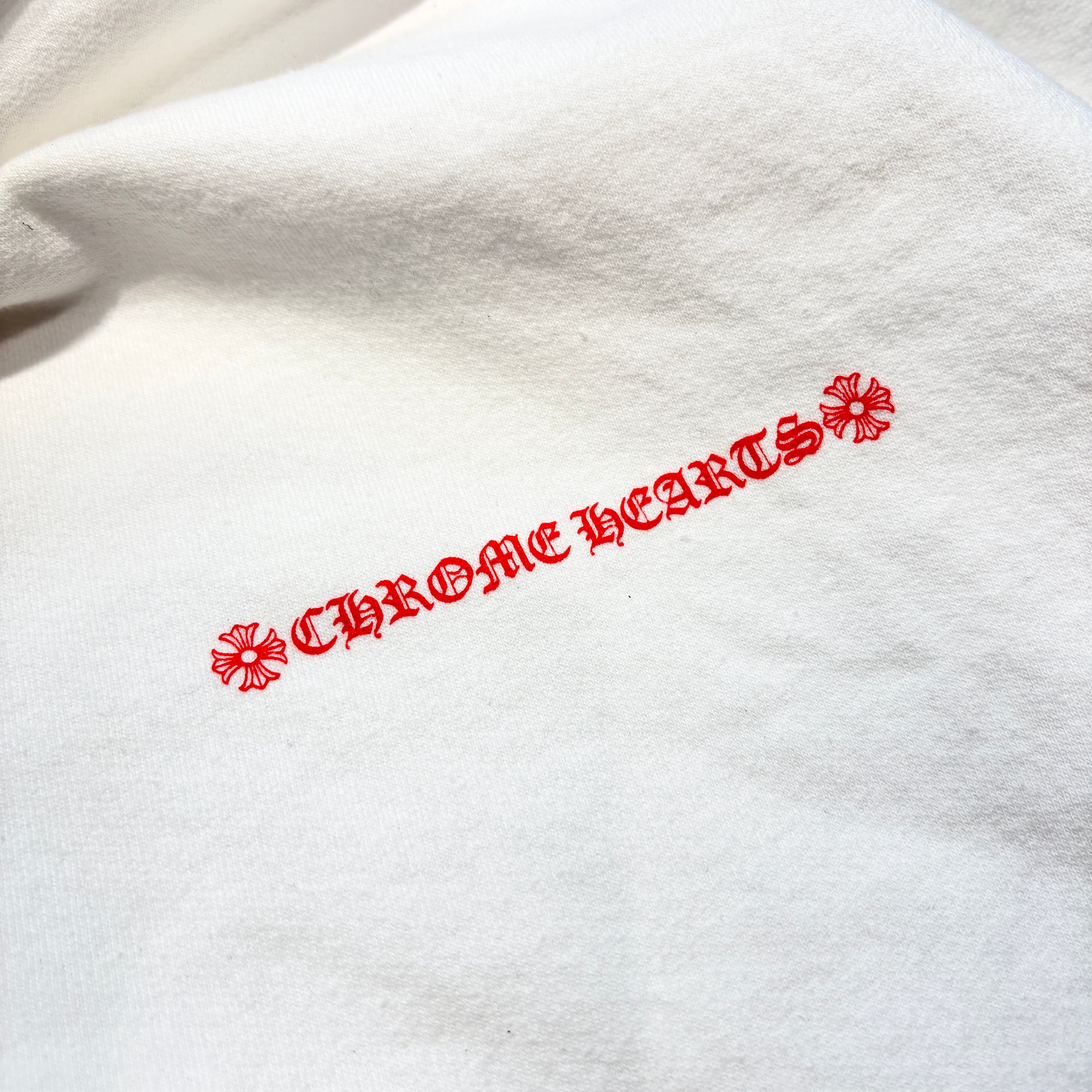 CHROME HEARTS Laurie Lynn Stark LLS Back Photo Print Pullover Hoodie Size M クロムハーツ ローリーリンスターク LLS バックフォトプリント プルオーバーフーディ サイズM