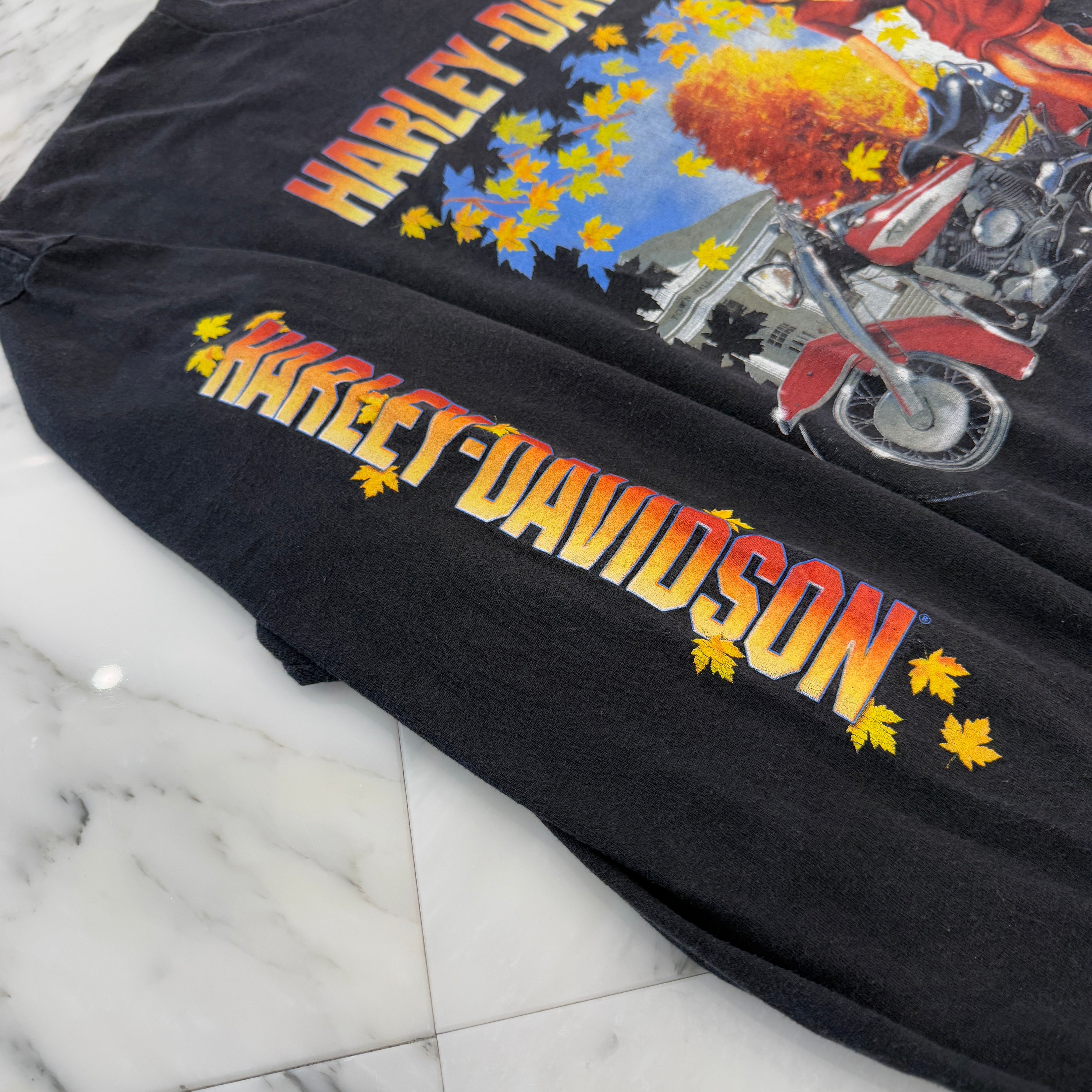Vintage 90's Harley-Davidson "Harley Girl" TOPEKA KS L/S Tee Size 2XL ヴィンテージ 90's ハーレーダビッドソン "ハーレーガール" トピーカ カンザス ロングスリーブTシャツ サイズ2XL