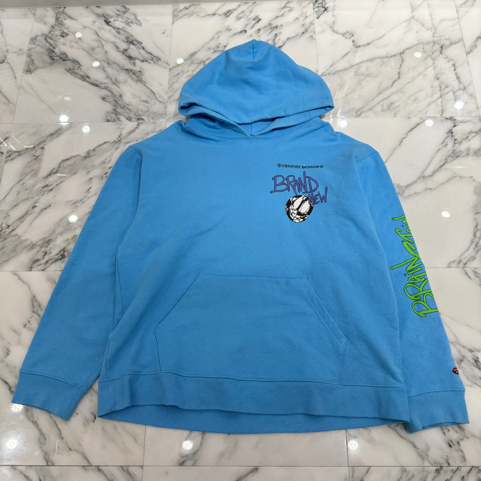 CHROME HEARTS × MATTY BOY 2024SS BRAIN NEW Pullover Hoodie Size L クロムハーツ×マッティボーイ ブレインニュー プルオーバーフーディ サイズL