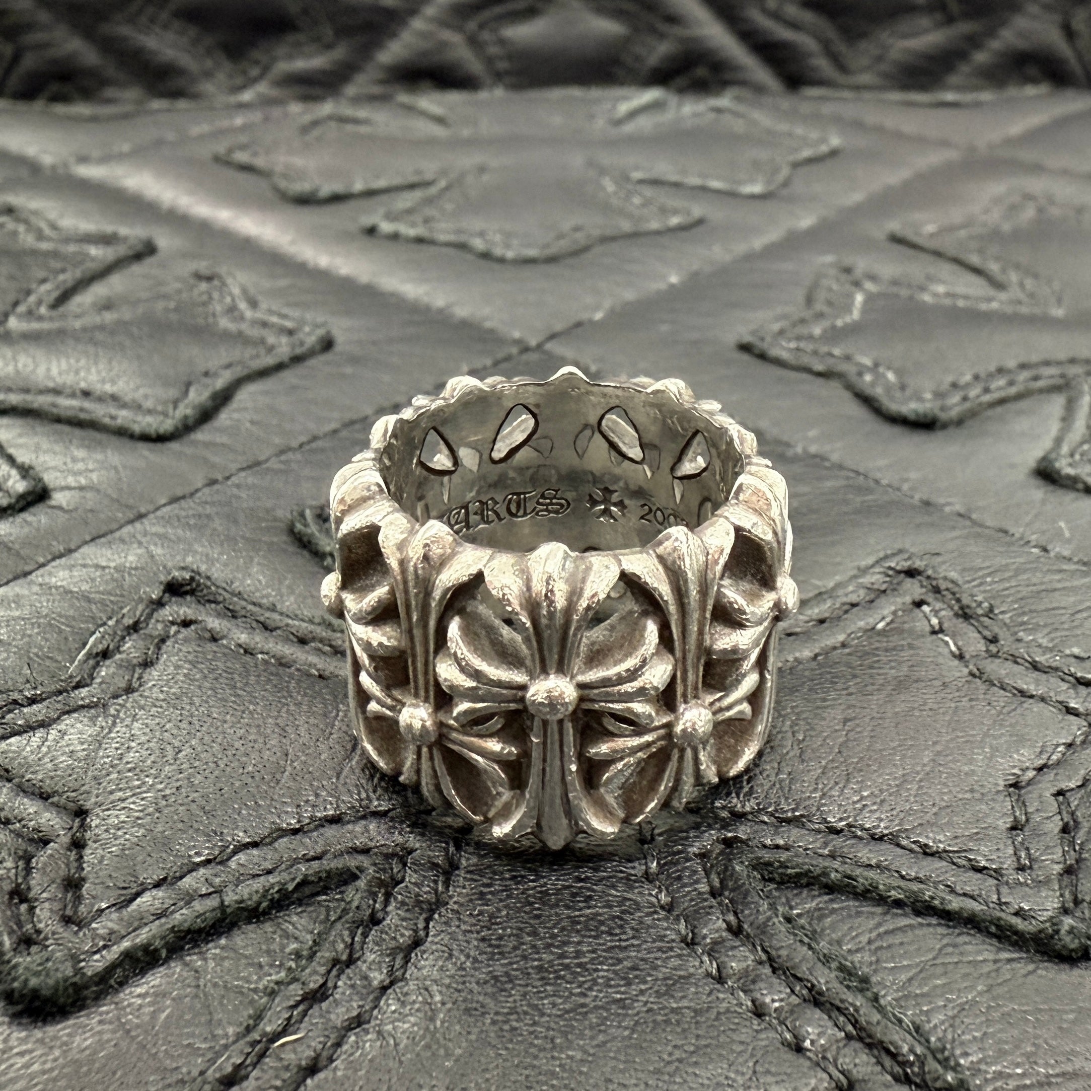CHROME HEARTS Cemetery Cross Ring Size15号 クロムハーツ セメタリー