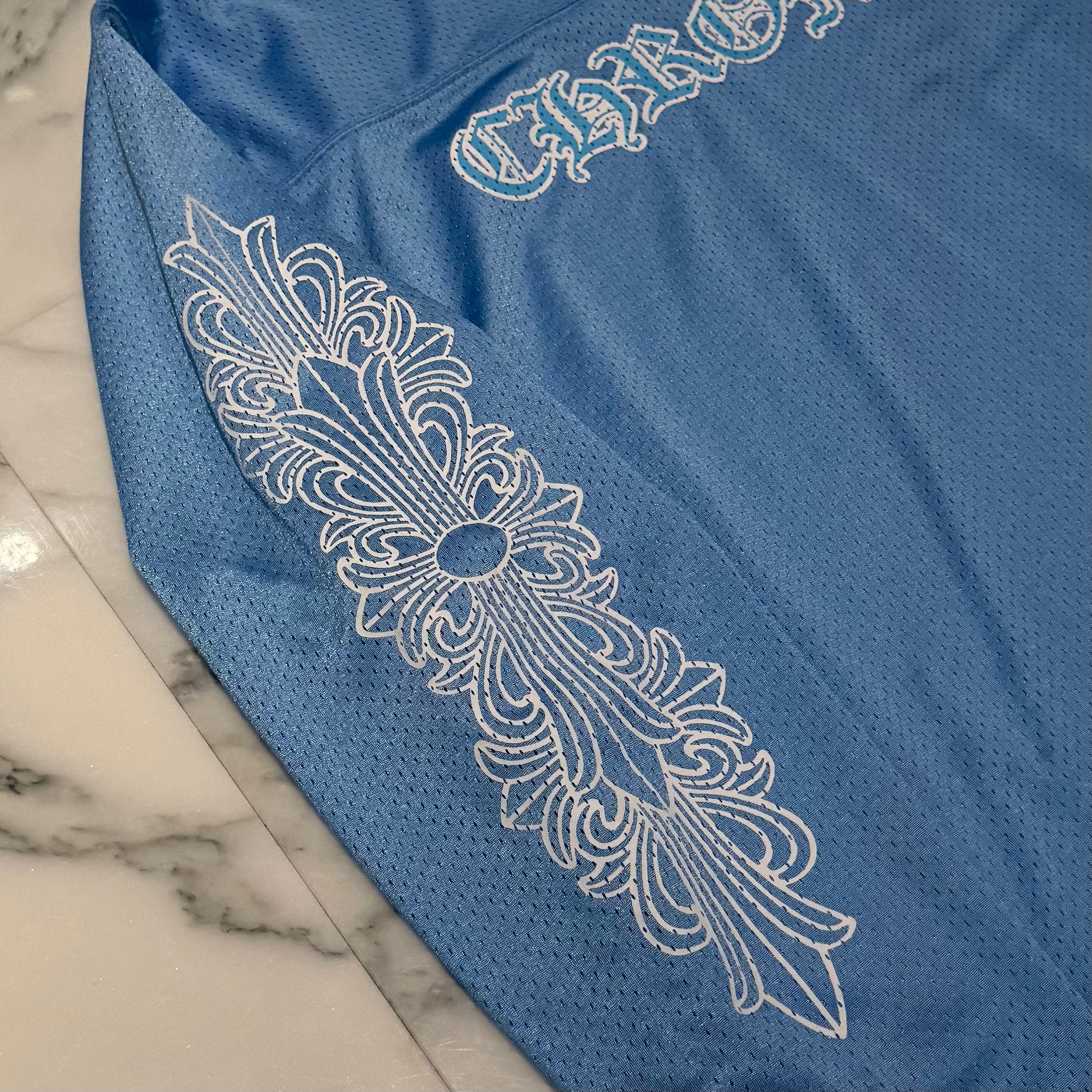 CHROME HEARTS Mesh Warm Up Jersey Size M クロムハーツ メッシュウォームアップ ジャージー サイズM