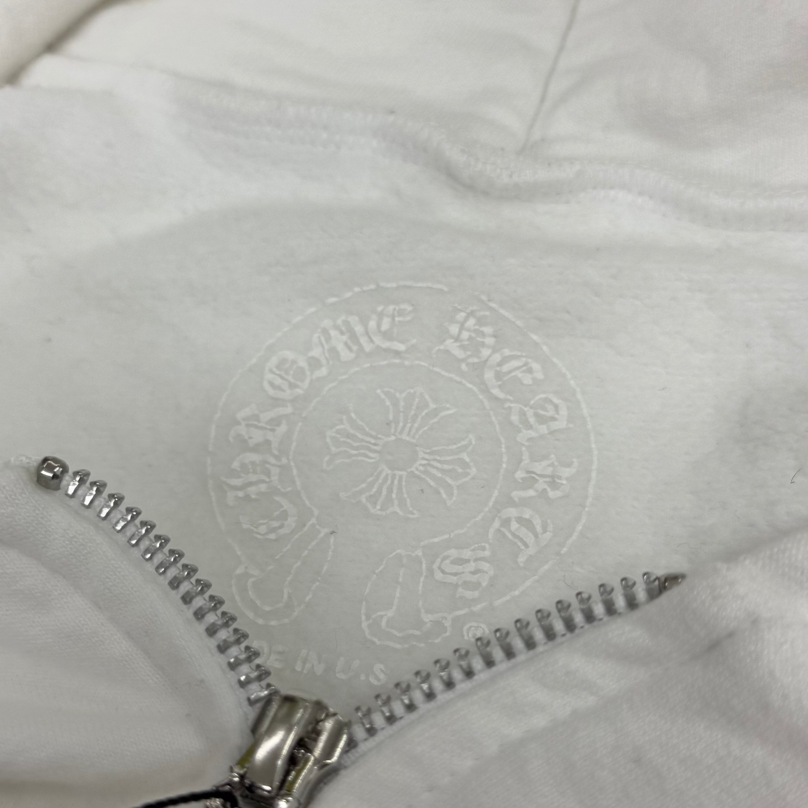 CHROME HEARTS Glow In The Dark Horseshoe Zip Up Hoodie Size M クロムハーツ グローインザダーク ホースシュー ジップアップフーディ サイズM