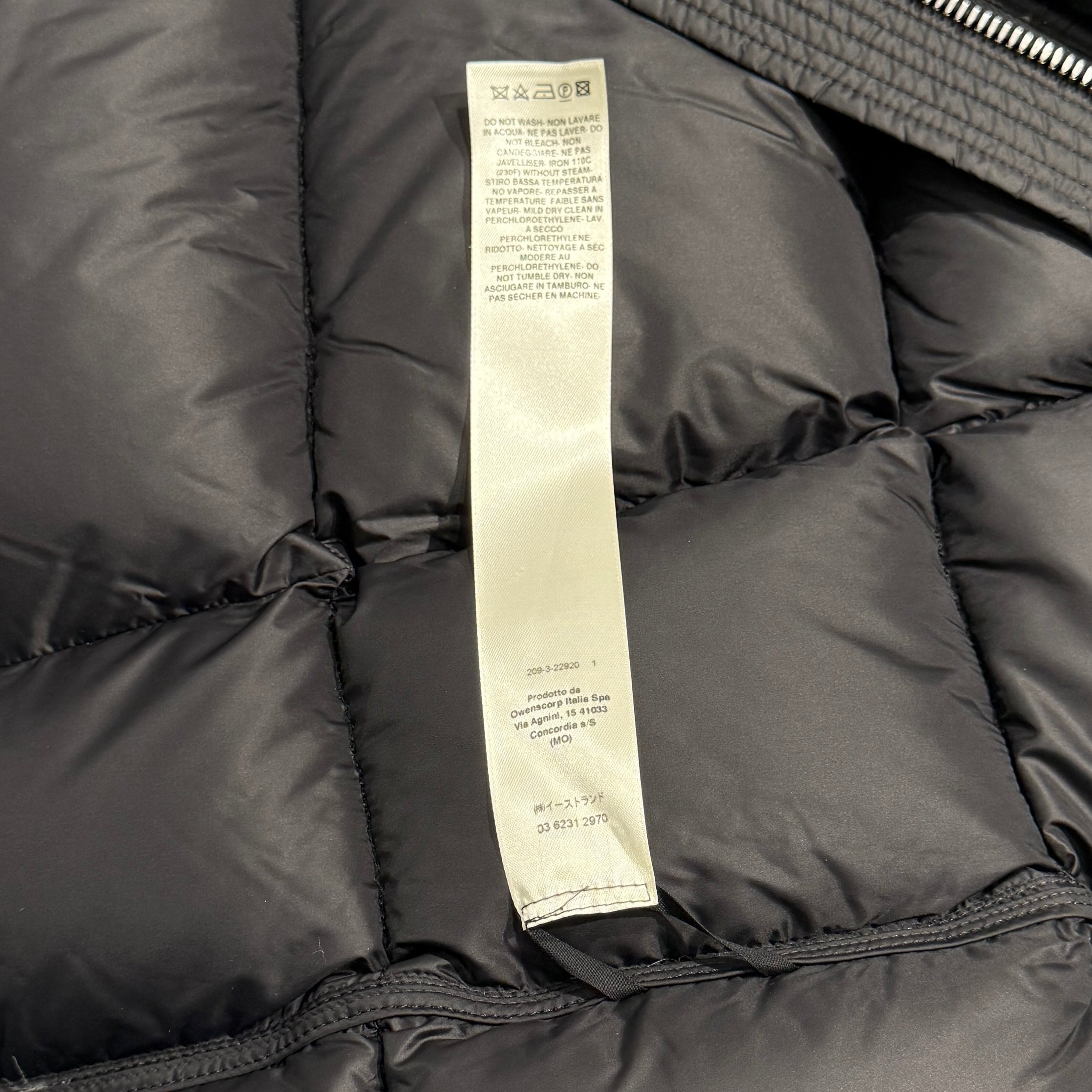 Rick Owens 2023AW FLIGHT DOWN JACKET RU02C7788-NPD3 Size 46 リックオウェンス フライトダウンジャケット サイズ46