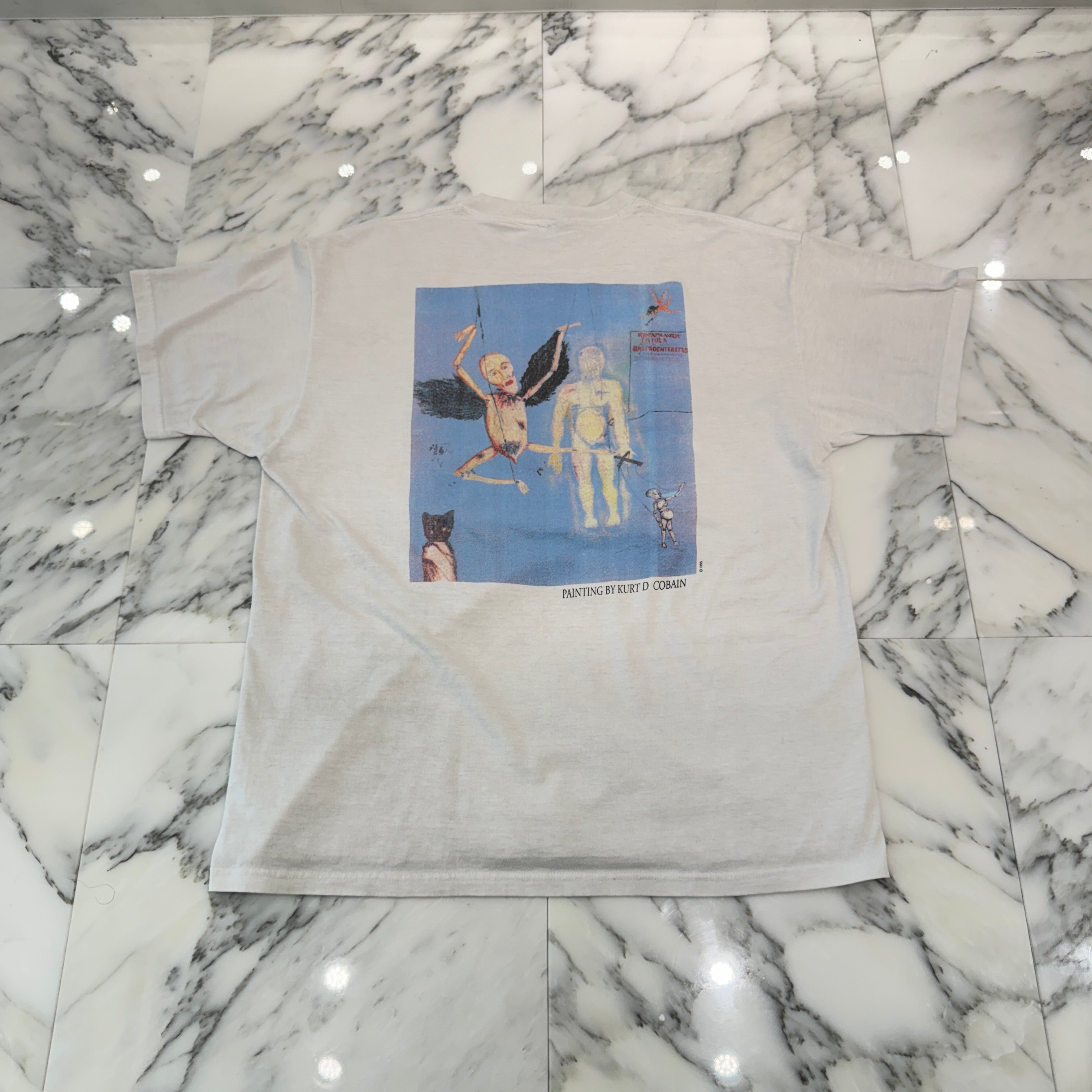 Vintage 90's Nirvana "Kurt Cobain" Memorial 1967-1994 S/S Tee ヴィンテージ 90's ニルヴァーナ カートコバーン 追悼 メモリアル Tシャツ