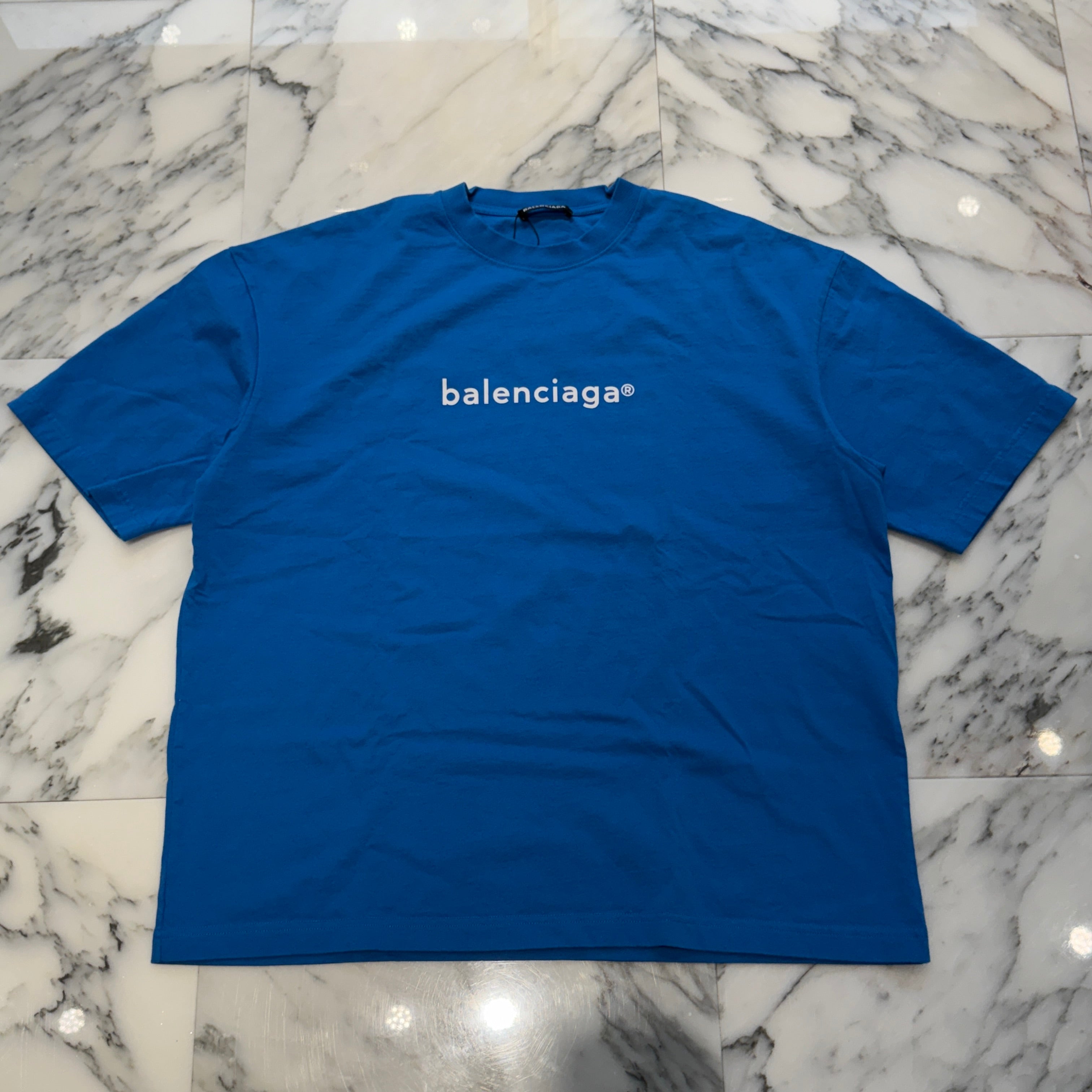 BALENCIAGA 2021SS Copyright Logo Oversized Tee 612966 TIV54 Size XL バレンシアガ コピーライトロゴ オーバーサイズTシャツ サイズXL