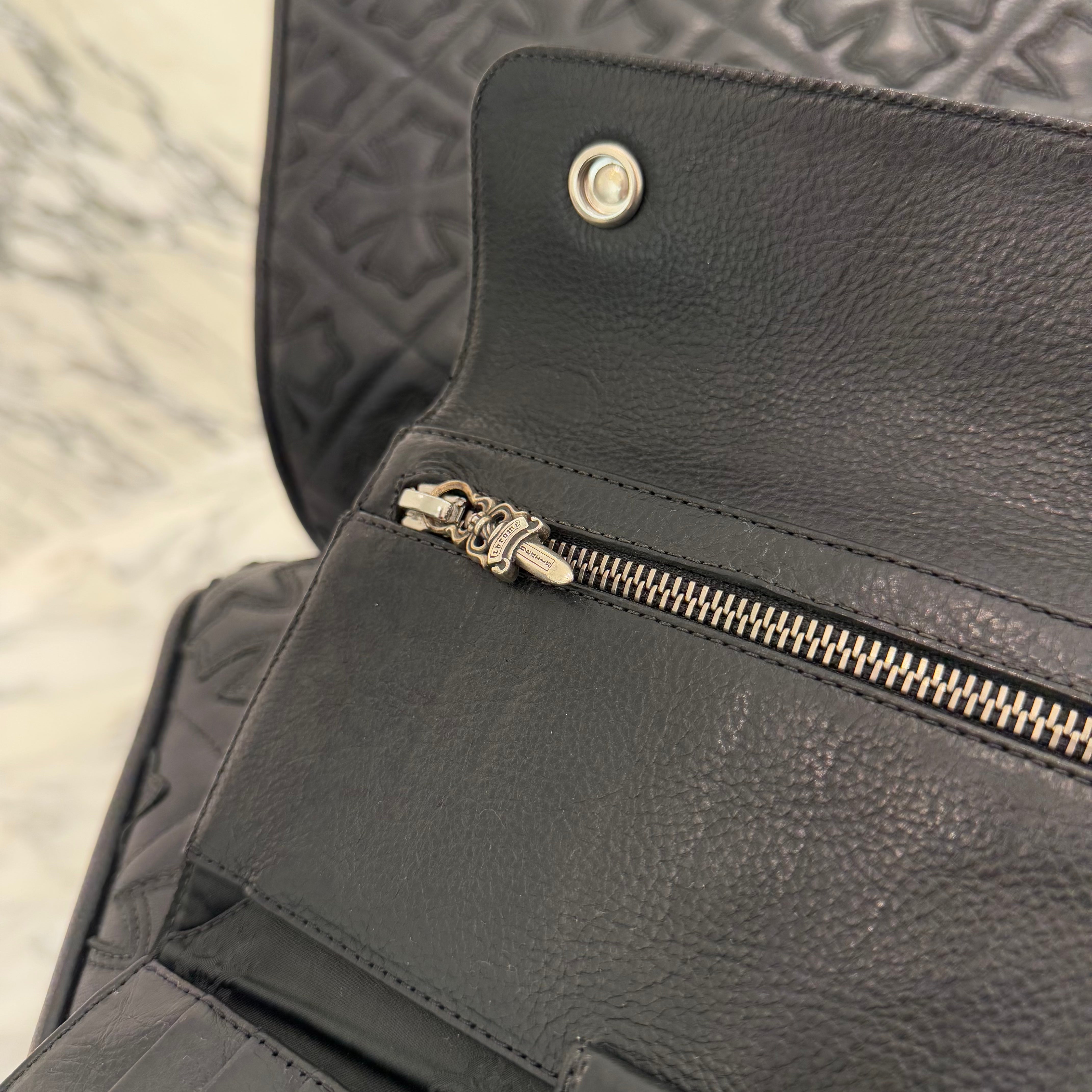 CHROME HEARTS Wave Cross Ball Wallet クロムハーツ ウェーブクロスボール ウォレット