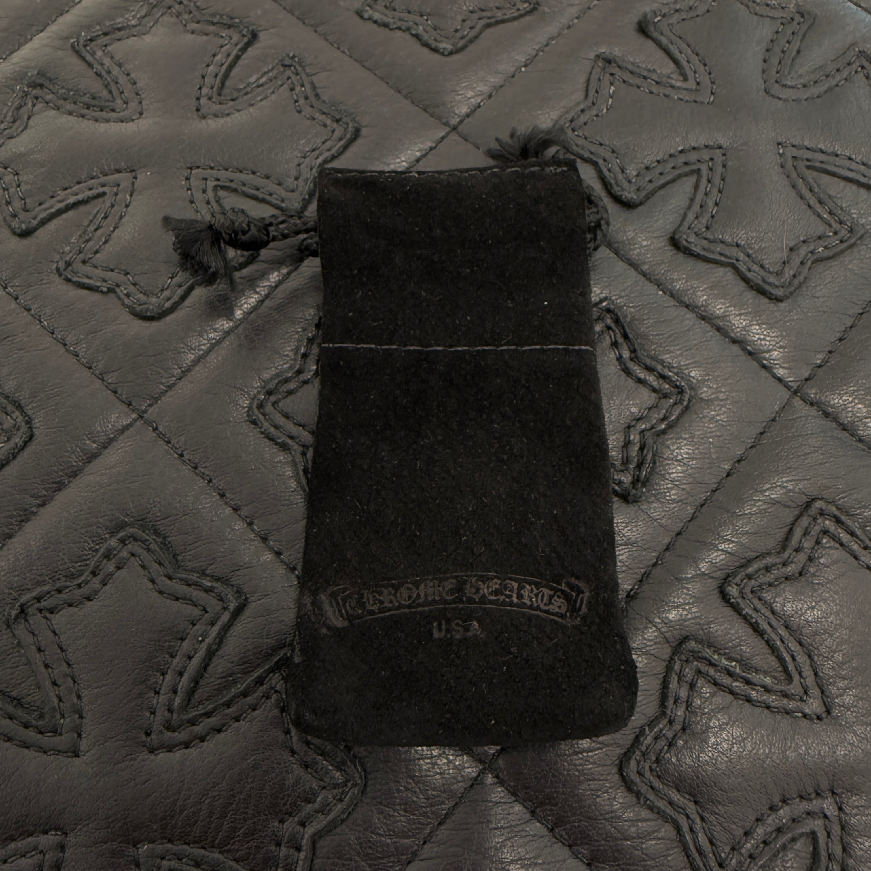 CHROME HEARTS 22K 3 Cemetery Cross Earring Pave Diamond クロムハーツ 22K 3セメタリークロス イヤリング パヴェダイヤモンド