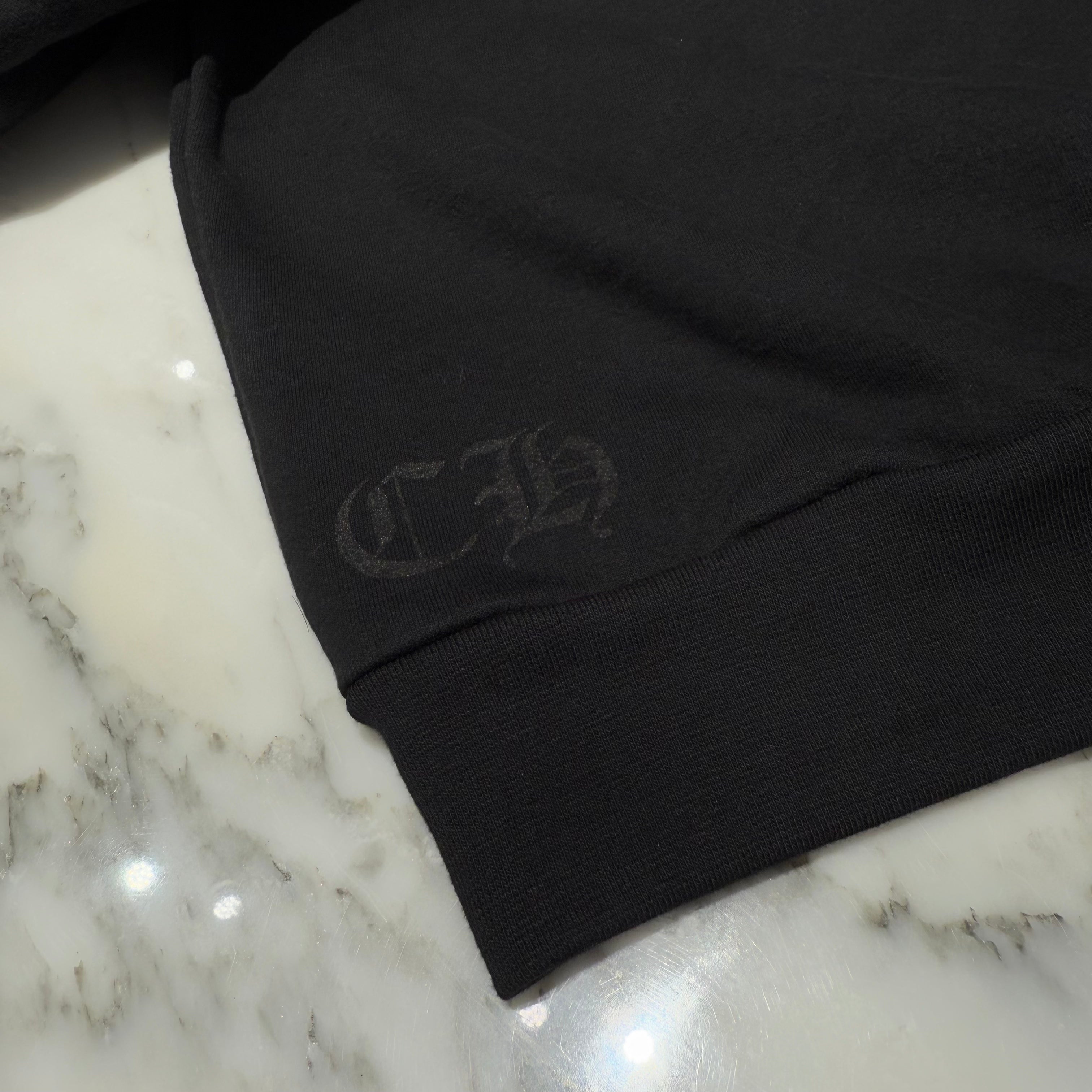 CHROME HEARTS Floral Cross Horseshoe Sweat Shirt Size S クロムハーツ フローラルクロス ホースシュー スウェットシャツ サイズS