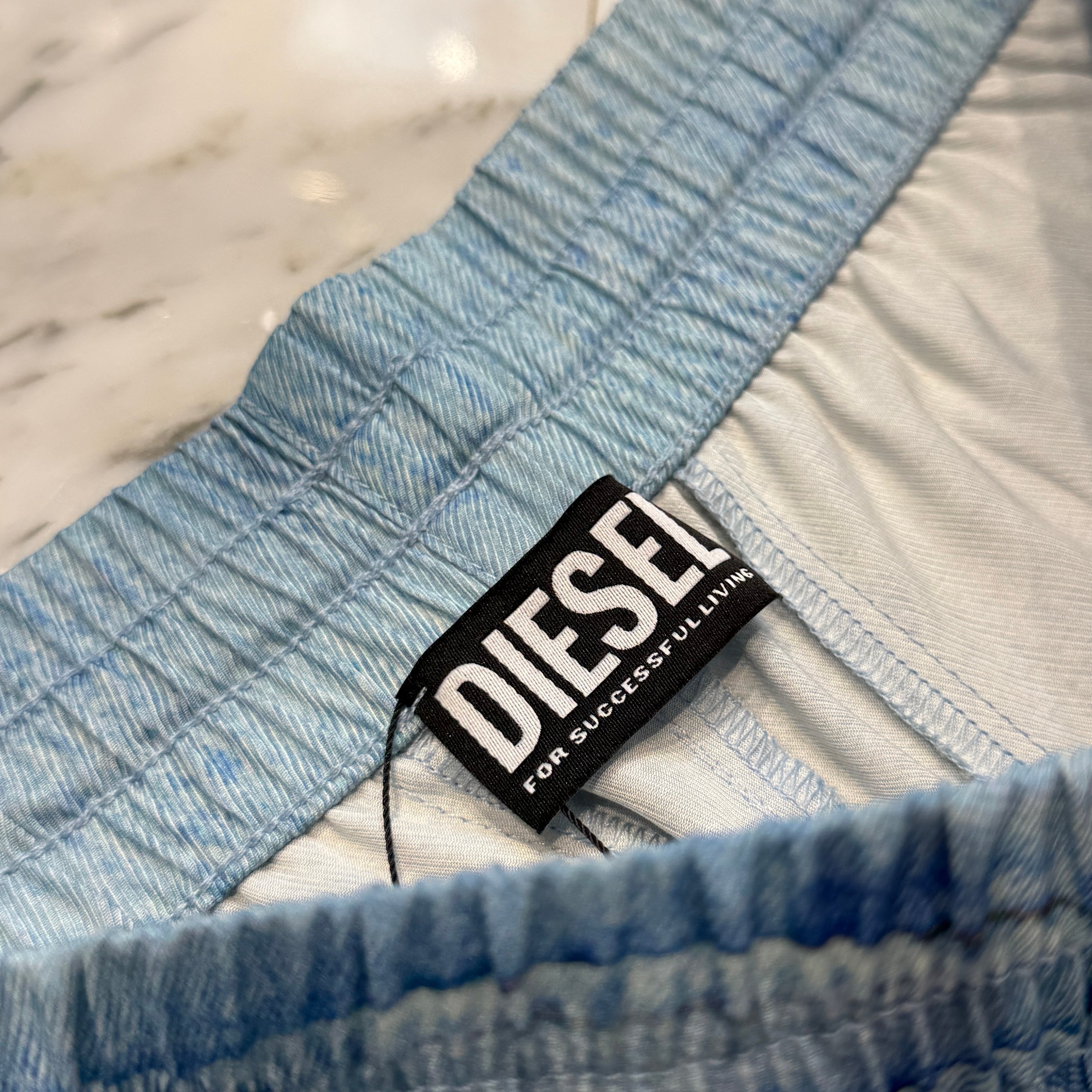 DIESEL Denim Transcription Rayon Half Pants A08542-0DMAH01 Size 46 ディーゼル デニム転写 レーヨン ハーフパンツ サイズ46