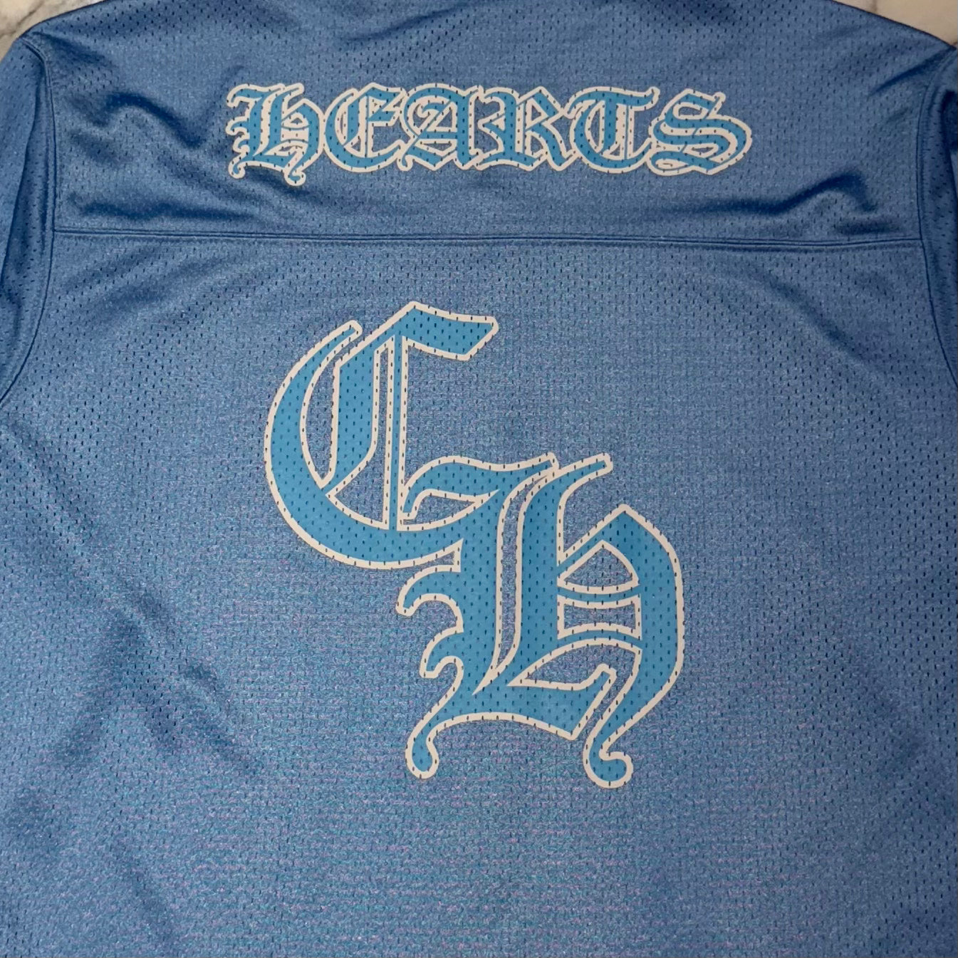 CHROME HEARTS Mesh Warm Up Jersey Size M クロムハーツ メッシュウォームアップ ジャージー サイズM