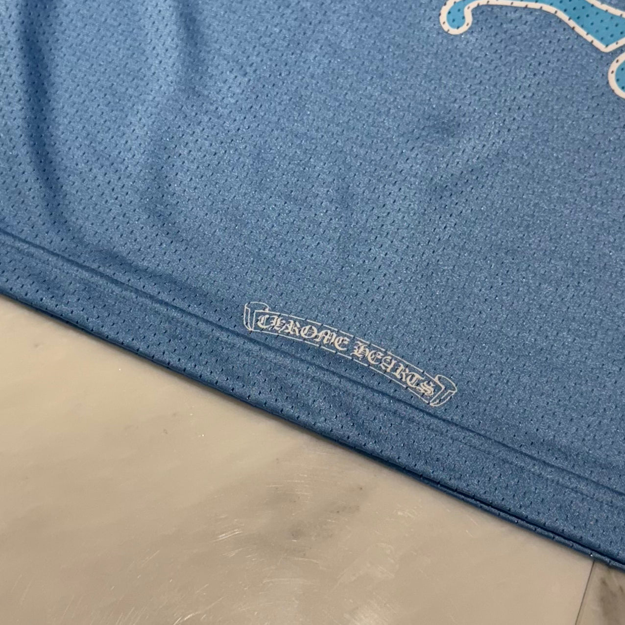 CHROME HEARTS Mesh Warm Up Jersey Size M クロムハーツ メッシュウォームアップ ジャージー サイズM