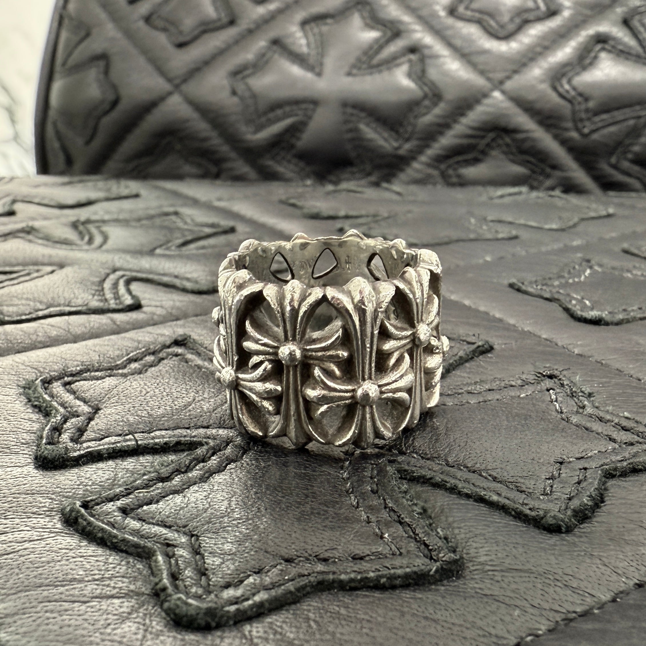 CHROME HEARTS Cemetery Cross Ring Size15号 クロムハーツ セメタリークロスリング サイズ15号