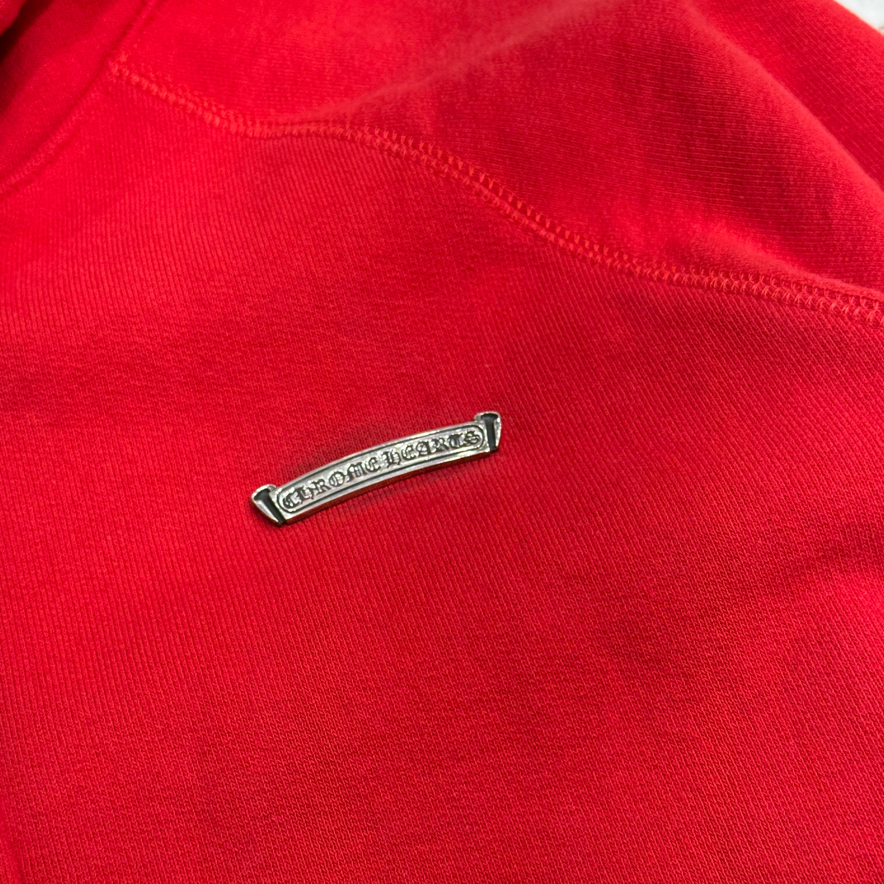 CHROME HEARTS King Taco 3 Cemetery Cross Embroidery Zip Up Hoodie Size L クロムハーツ キングタコ 3セメタリークロス刺繍 ジップアップフーディー サイズL