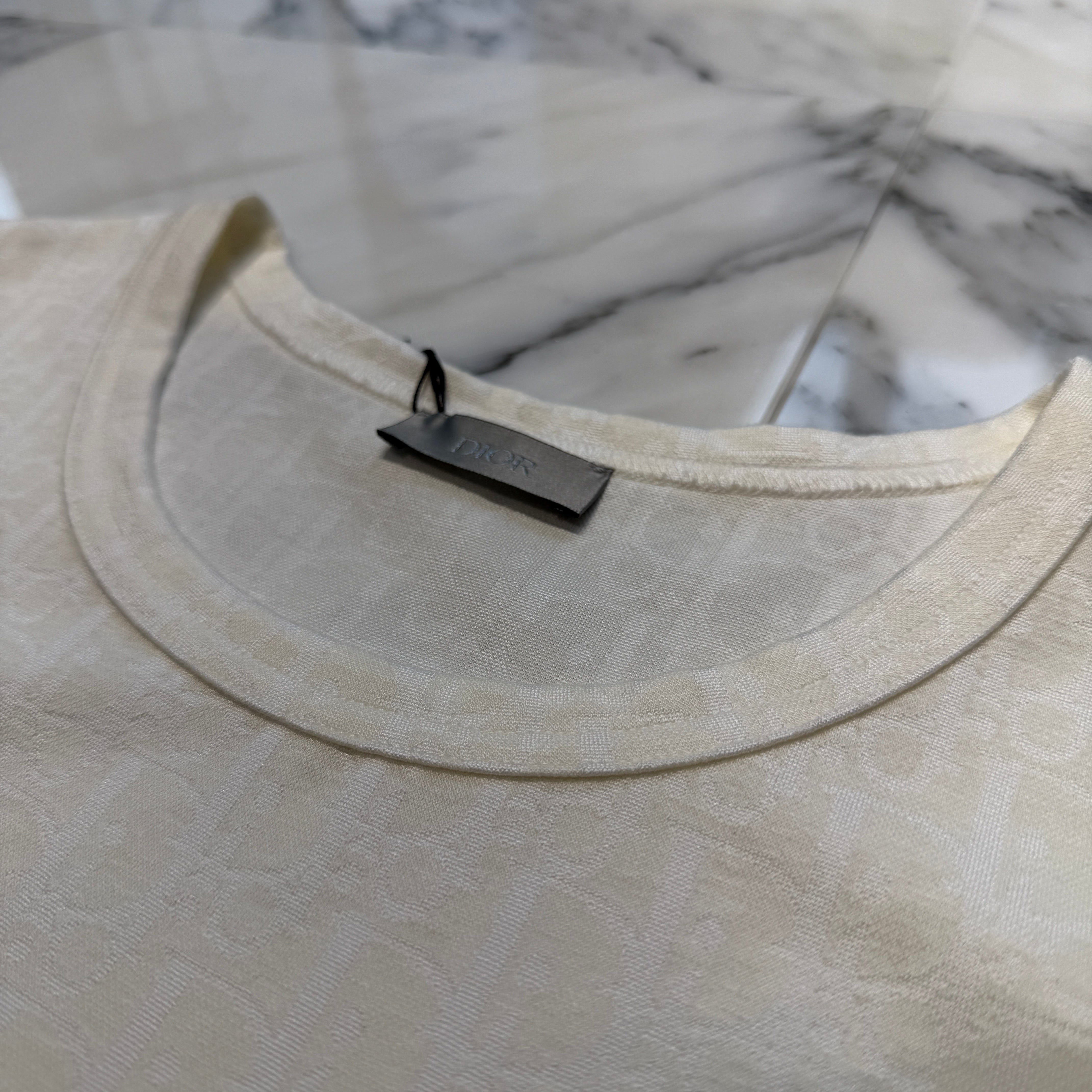 DIOR 2021SS Degrade Oblique Cotton Gradient Short Sleeve Tee 023J600B0624 Size XL ディオール デグレード オブリーク コットン グラディエント ショートスリーブ Tシャツ サイズXL