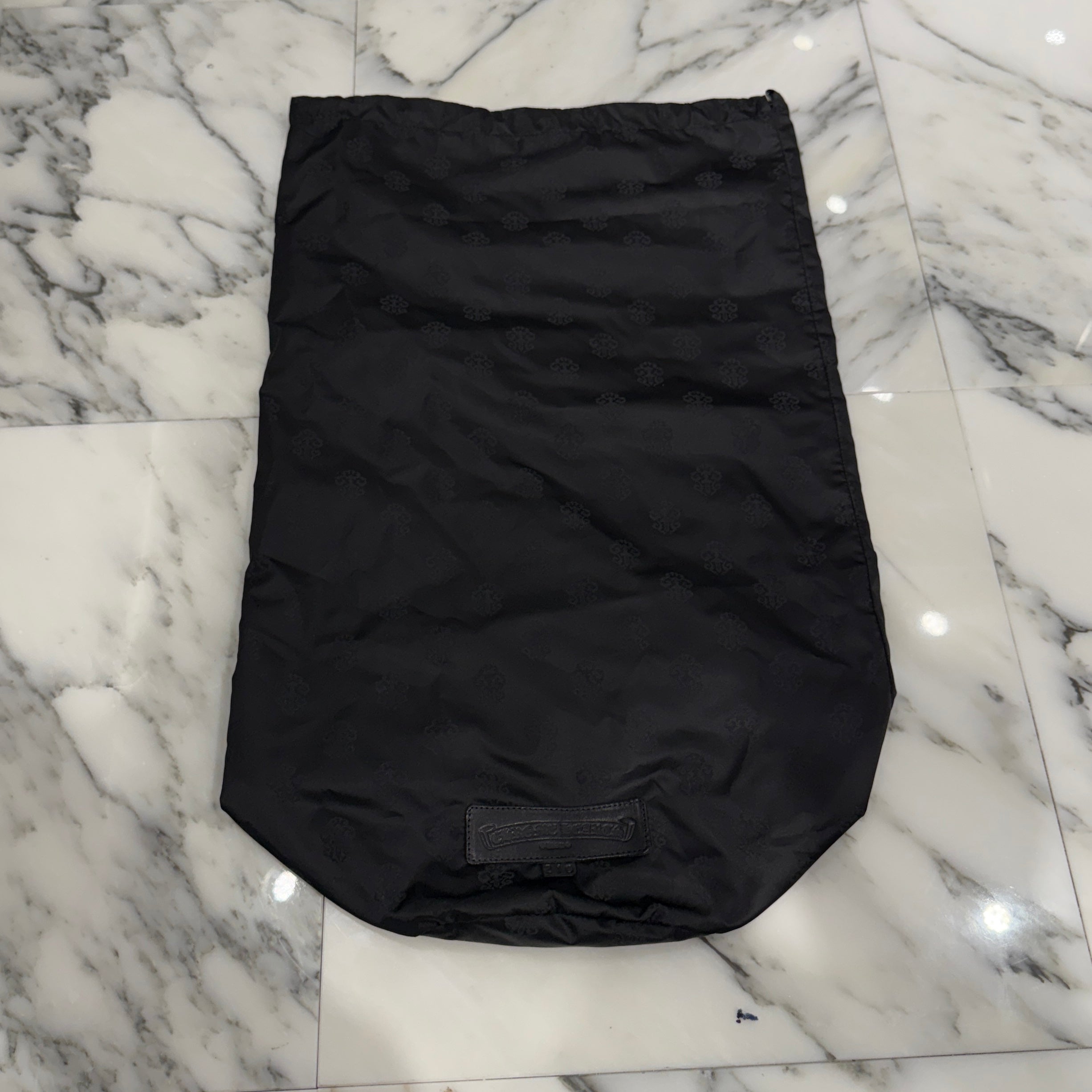 CHROME HEARTS Las Vegas Limited DOMINO Cemetery Cross Patch Duffle Leather Boston Bag クロムハーツ ラスベガス限定 ドミノ セメタリークロスパッチ ダッフル レザー ボストンバッグ