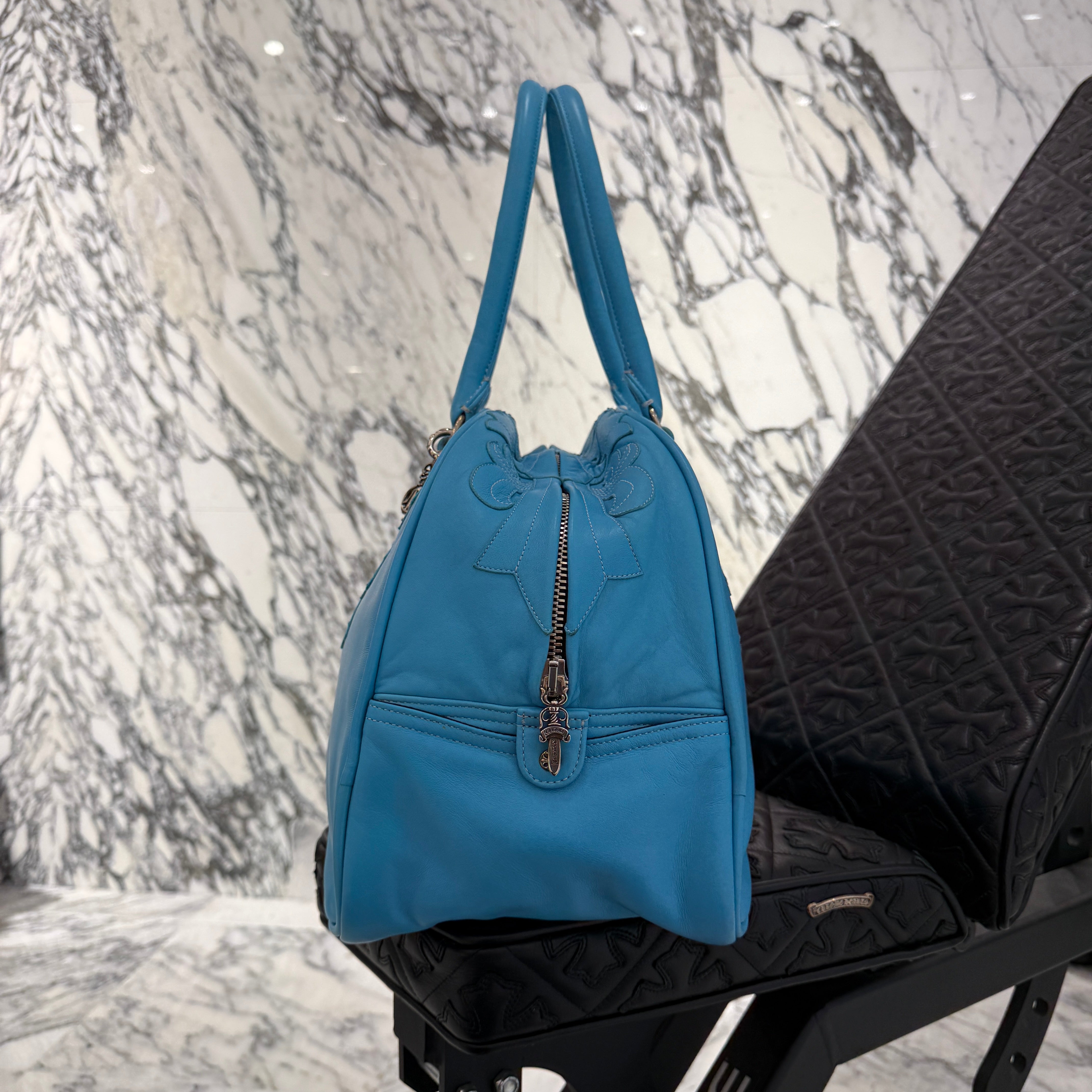 CHROME HEARTS Cemetery Cross Patch GYM Bag Medium クロムハーツ セメタリークロスパッチ ジムバッグ ミディアム