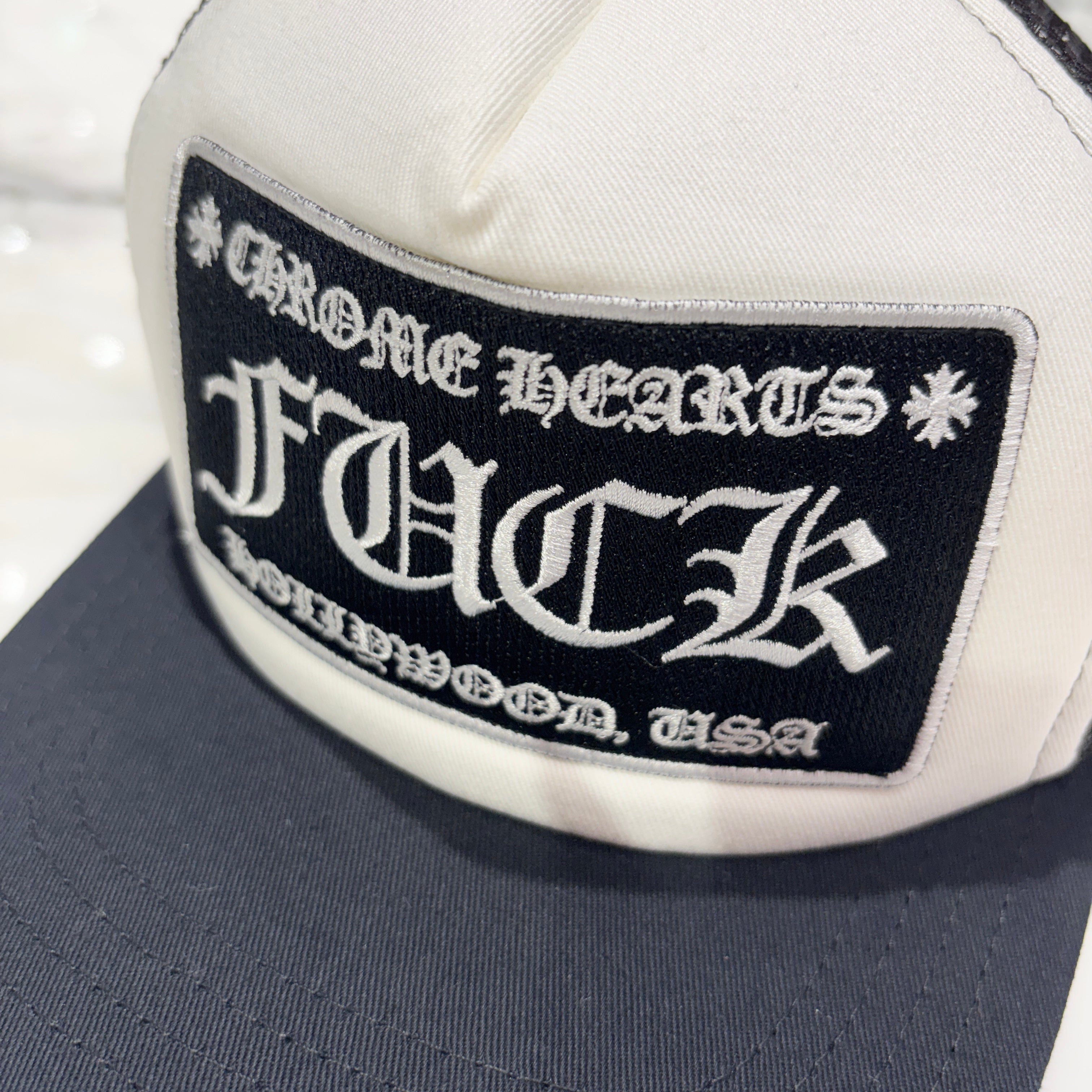 CHROME HEARTS TRUCKER FUCK CAP Size ONE SIZE（51-61）クロムハーツ トラッカーキャップ メッシュキャップ FUCKパッチ サイズONE SIZE（51-61）
