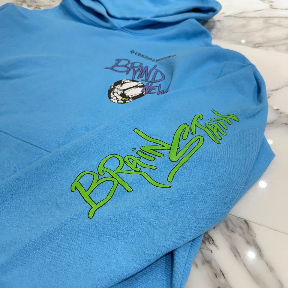 CHROME HEARTS × MATTY BOY 2024SS BRAIN NEW Pullover Hoodie Size L クロムハーツ×マッティボーイ ブレインニュー プルオーバーフーディ サイズL