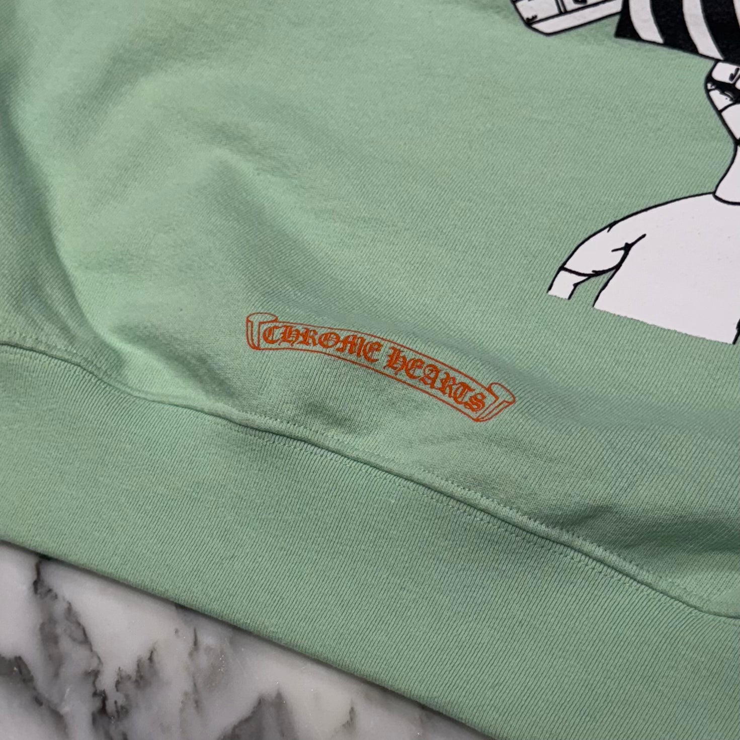 CHROME HEARTS × MATTY BOY PPO SEAFORM GRN Sweat Shirt Size M クロムハーツ ×マッティボーイ PPO シーフォーム スウェットシャツ サイズ M