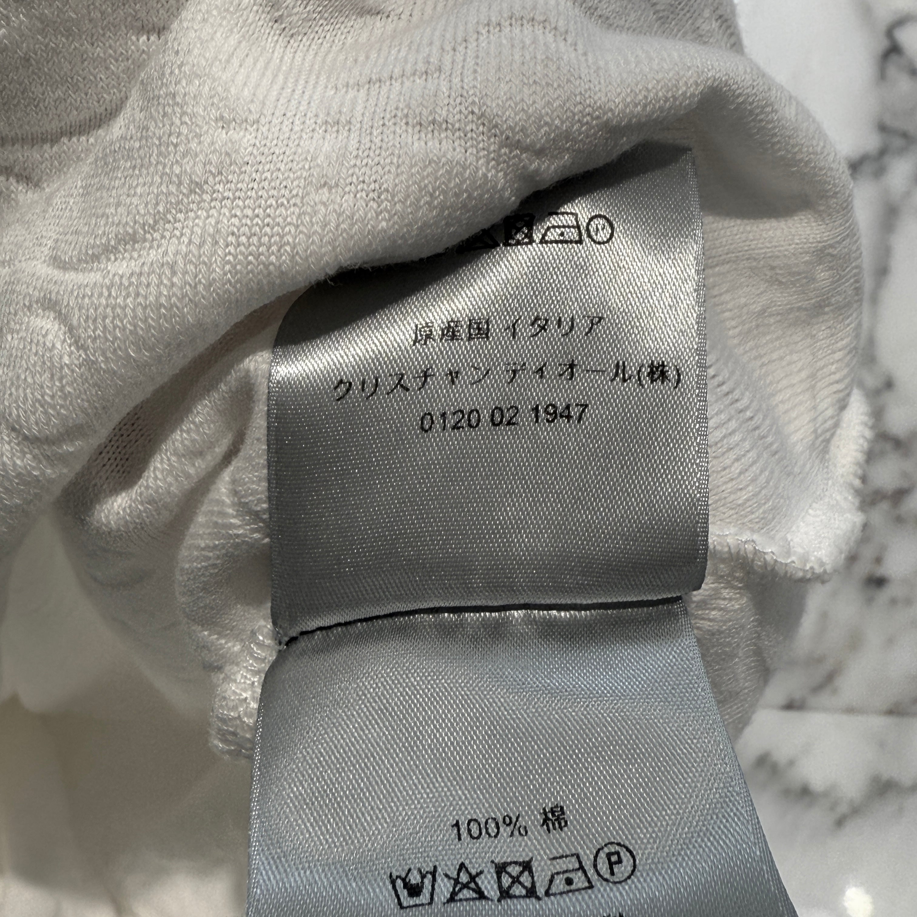 DIOR 2020SS Oblique Cotton Jacquard Tee 943J605E0602 Size XL ディオール オブリーク コットン ジャガード Tシャツ サイズXL