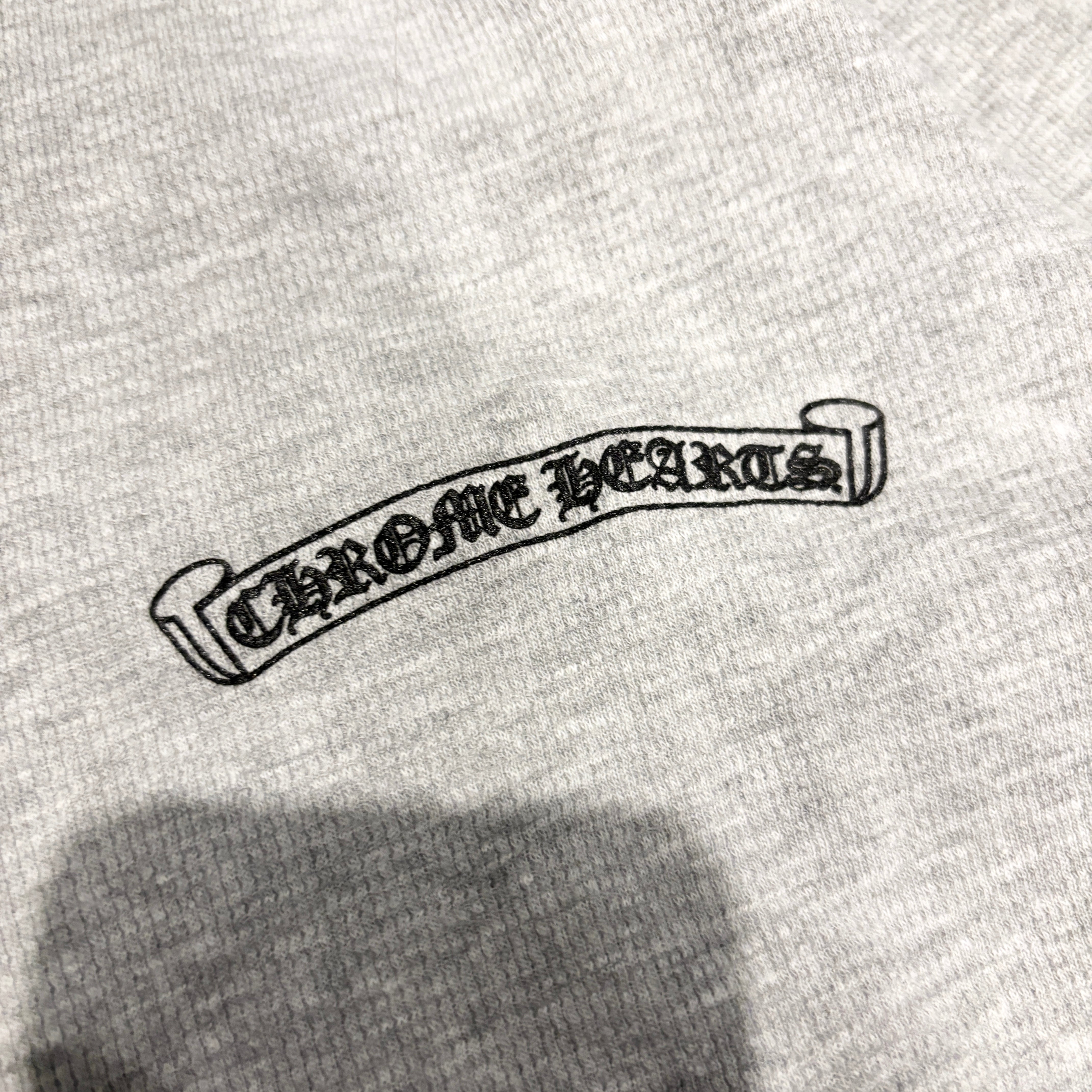 CHROME HEARTS 2025SS Scroll Label Arm Logo Print Thermal Long Sleeve Tee Size L クロムハーツ スクロールラベル アームロゴプリント  サーマル ロングスリーブ Tシャツ サイズL